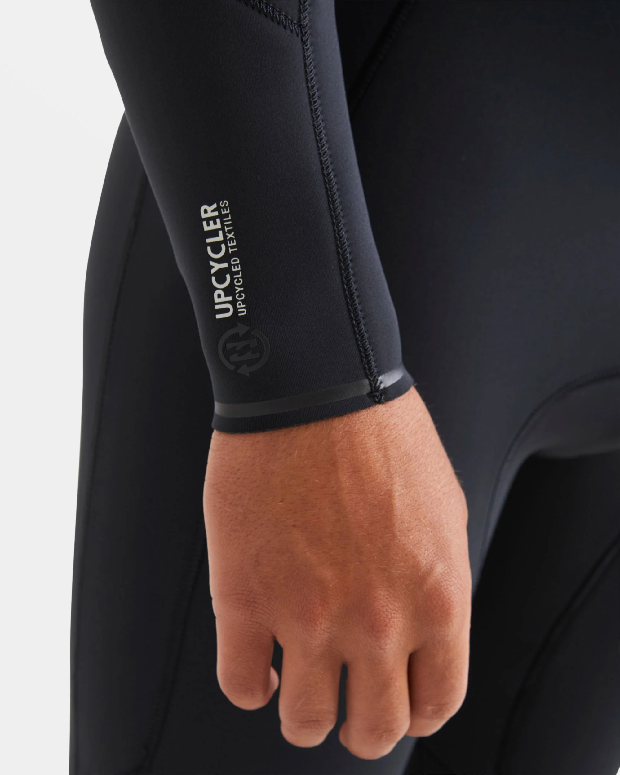 3/2mm Absolute Natural Upcycler GBS Chest Zip Wetsuit - Black - Image 5
