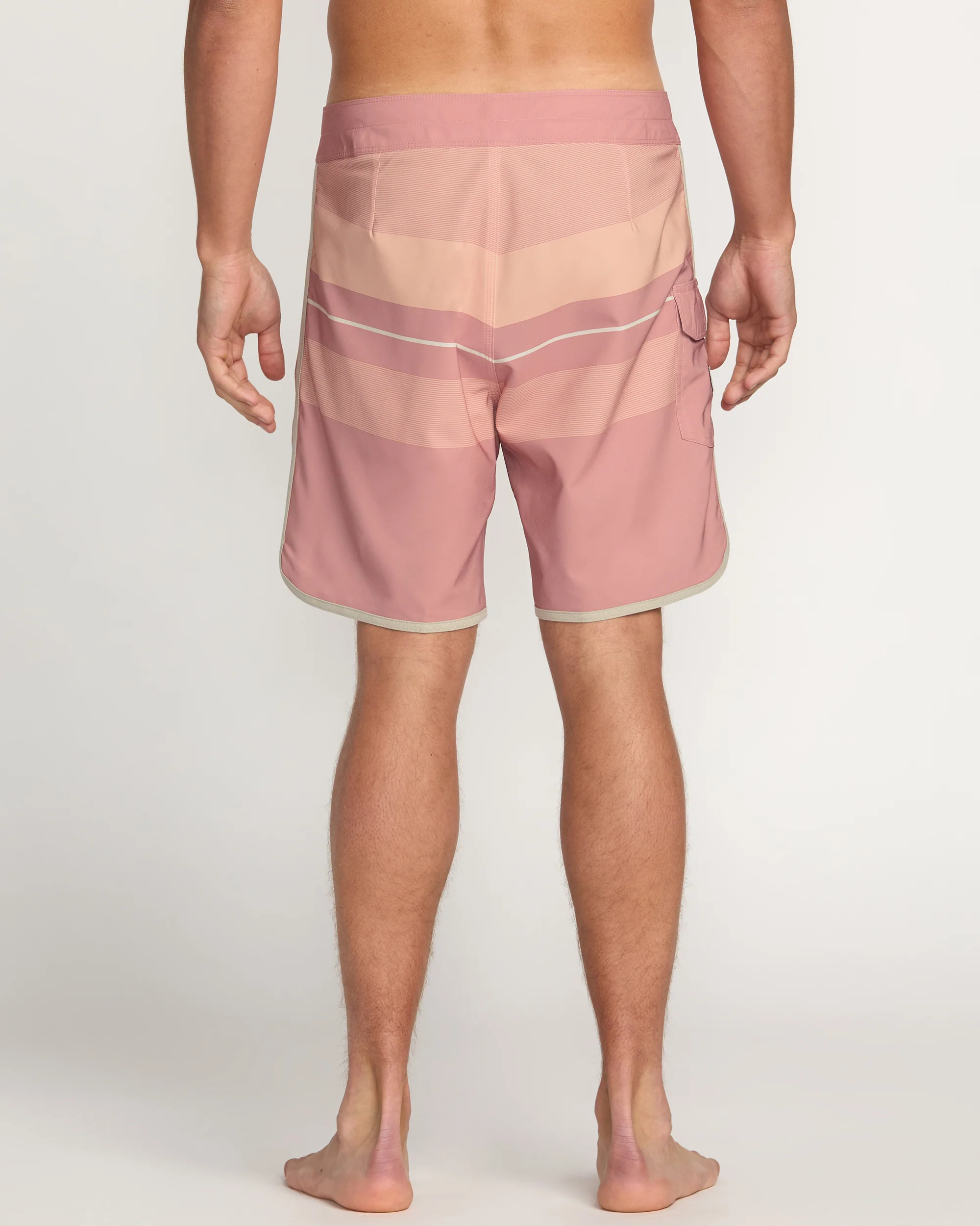 73 Pro Performance 18" Boardshorts - Dusty Pink - Image 2