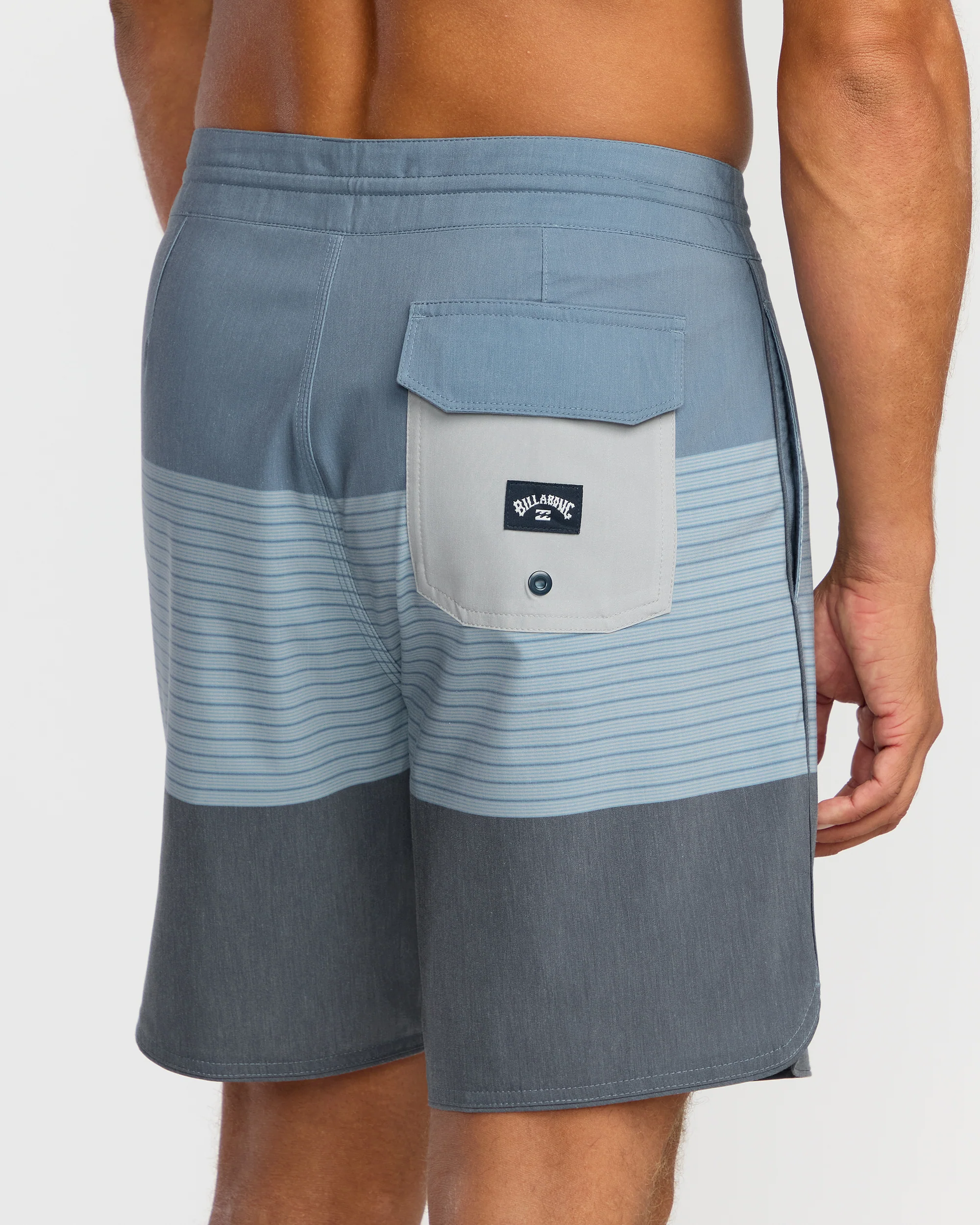 73 Lo Tide 18" Boardshorts - Steel Blue - Image 6