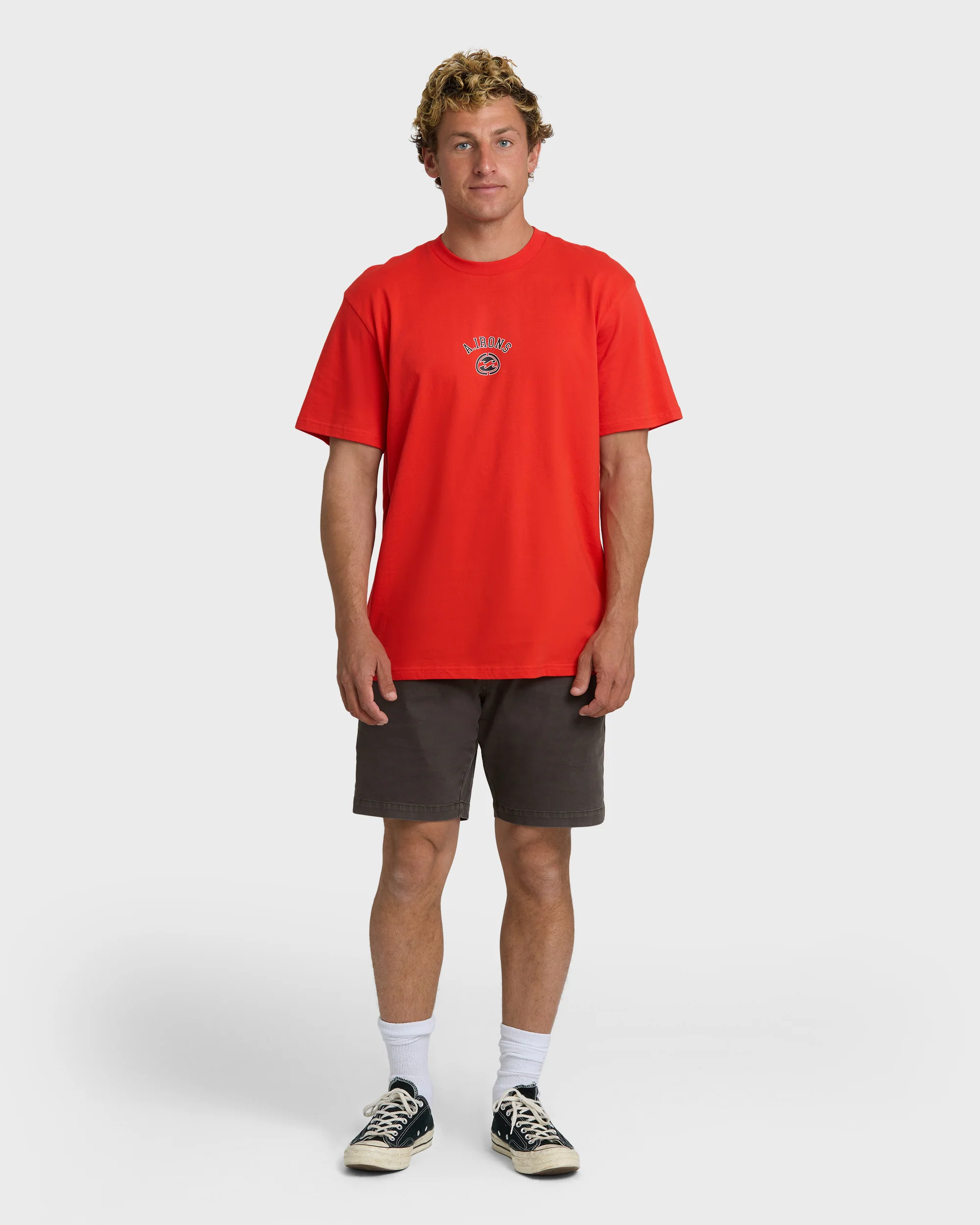 A.I. Bio Wave Premium Short Sleeve T-Shirt - Red - Image 3