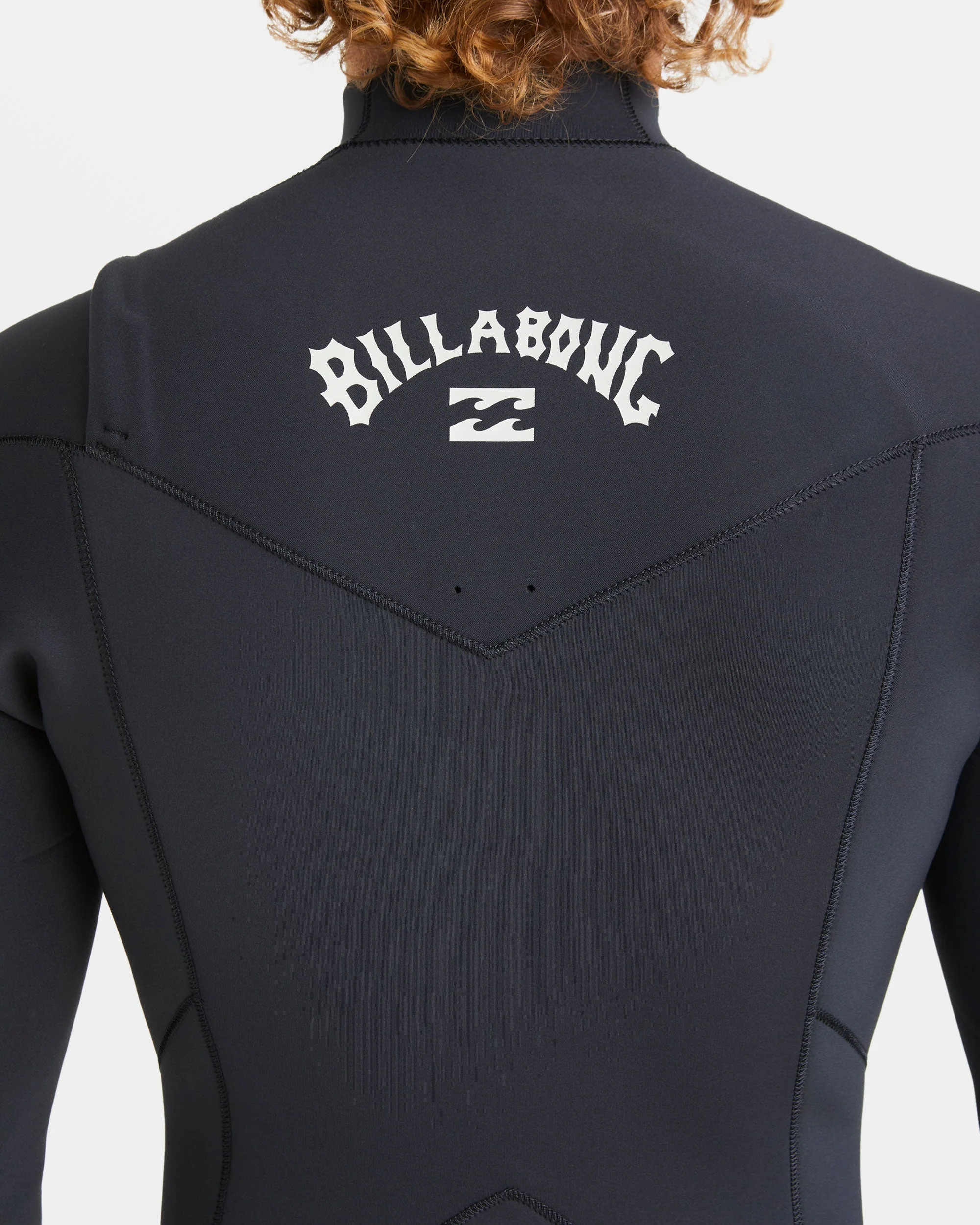 2/2mm Absolute Natural Upcycler GBS Chest Zip Long Sleeve Springsuit - Black - Image 4