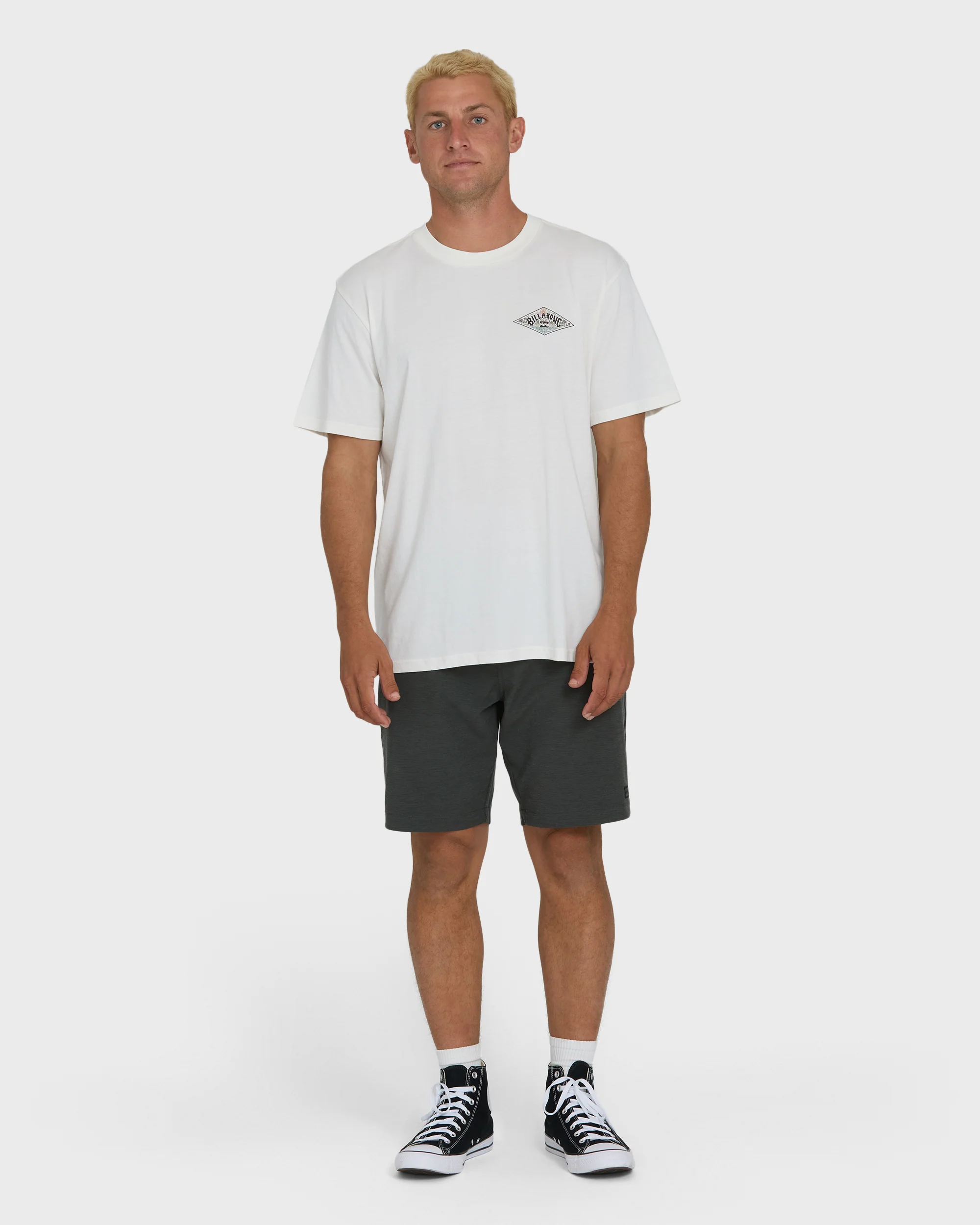 A/Div Arch Premium Short Sleeve Knit T-Shirt - Off White - Image 4