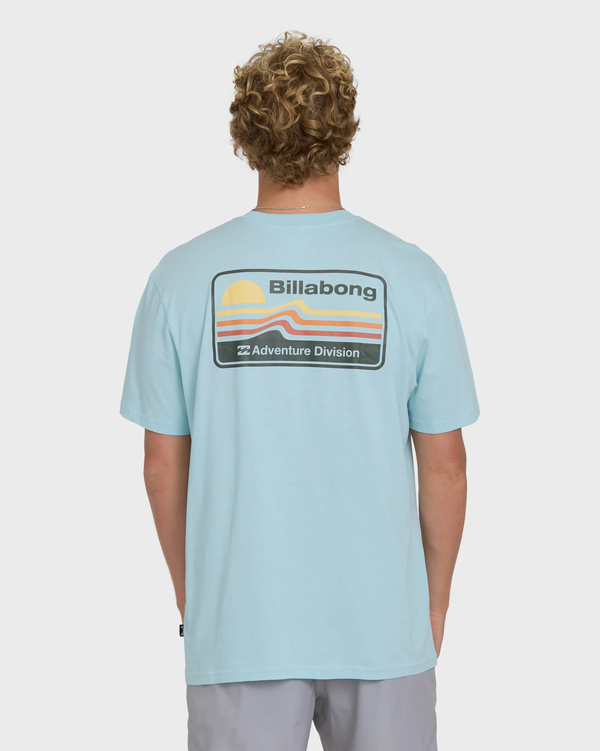 A/Div Range Premium Short Sleeve Knit T-Shirt - Winter Sky - Image 2
