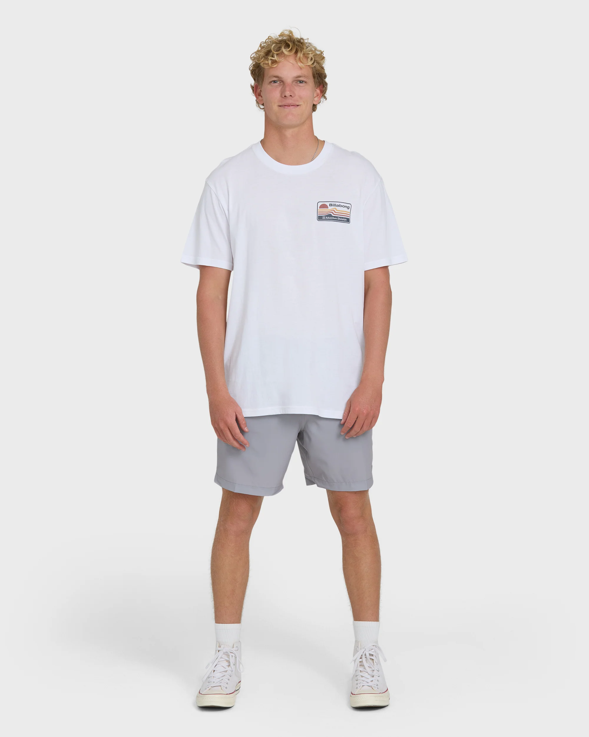 A/Div Range Premium Short Sleeve Knit T-Shirt - White - Image 4