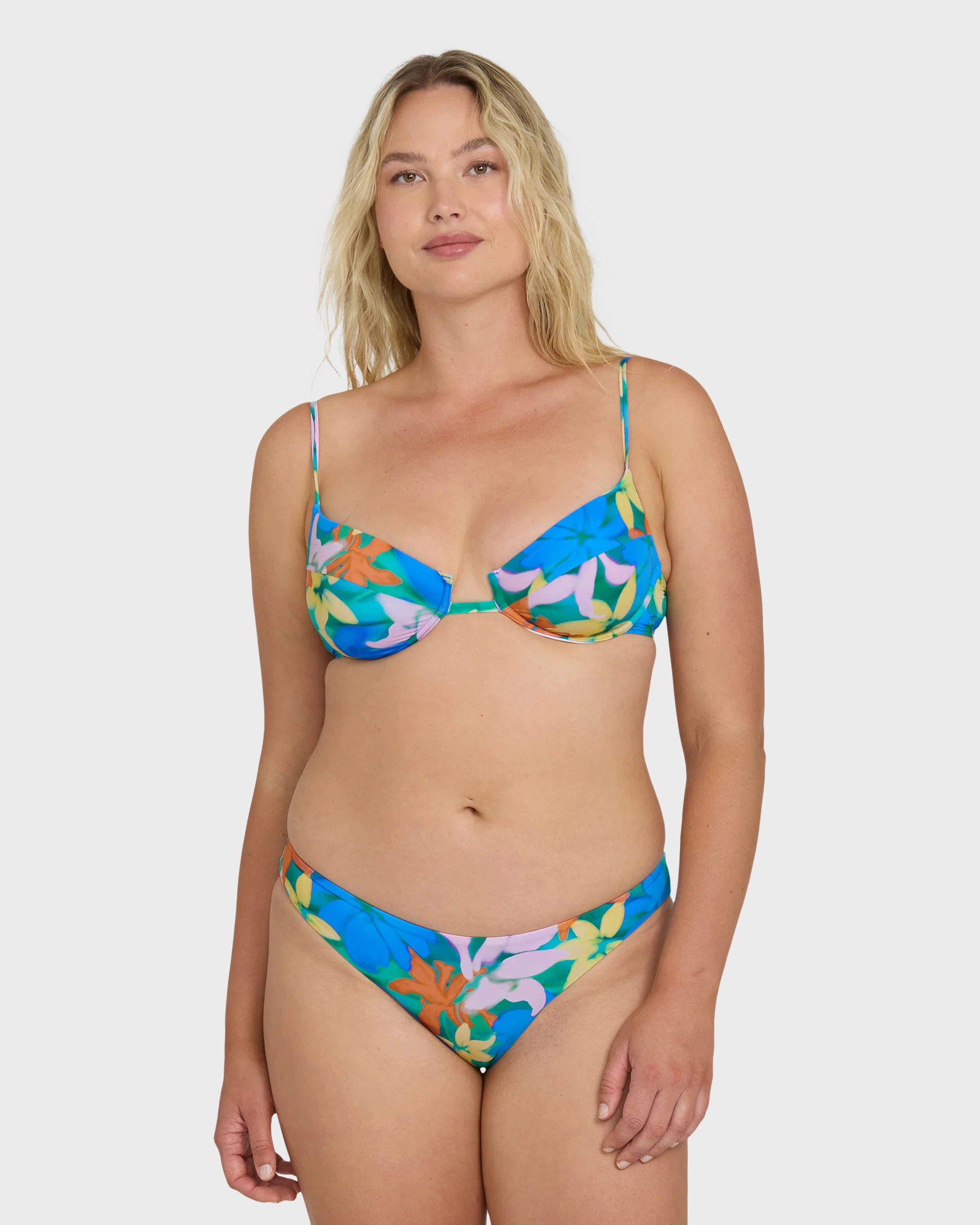 Agua Flores Bondi Medium Bikini Bottom - Blue Multi - Image 8