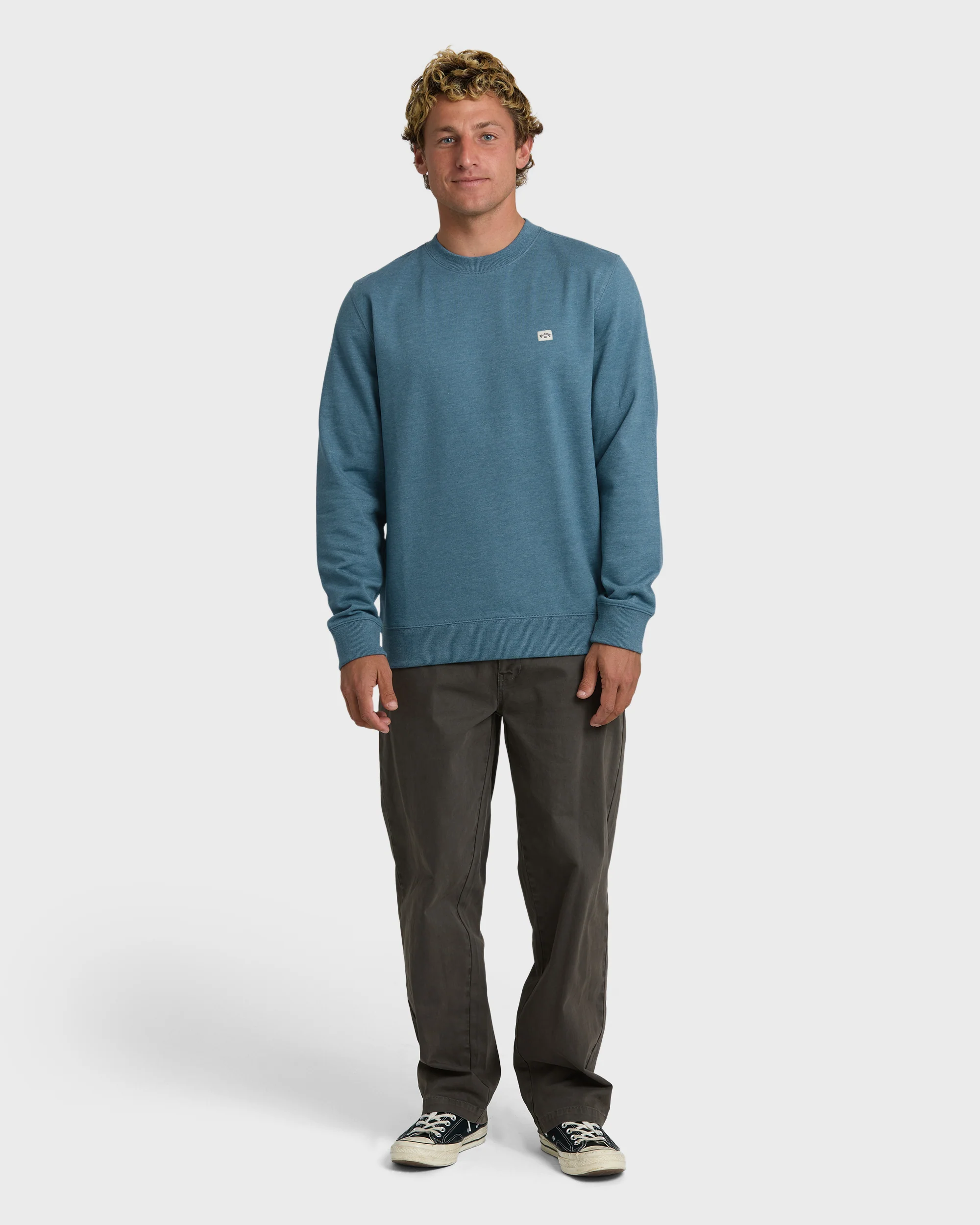 All Day Crewneck Sweatshirt - Real Teal - Image 2