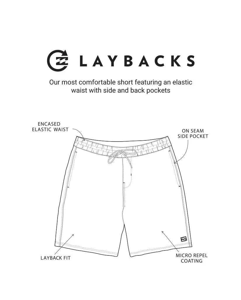 All Day Laybacks 16" Trunks - Black - Image 3