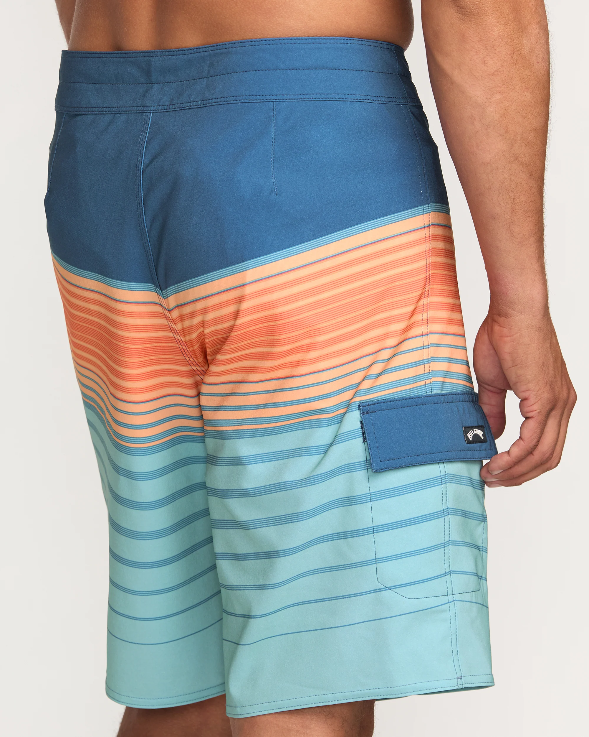 All Day Stripe Pro Performance 20" Boardshorts - Deep Blue - Image 8