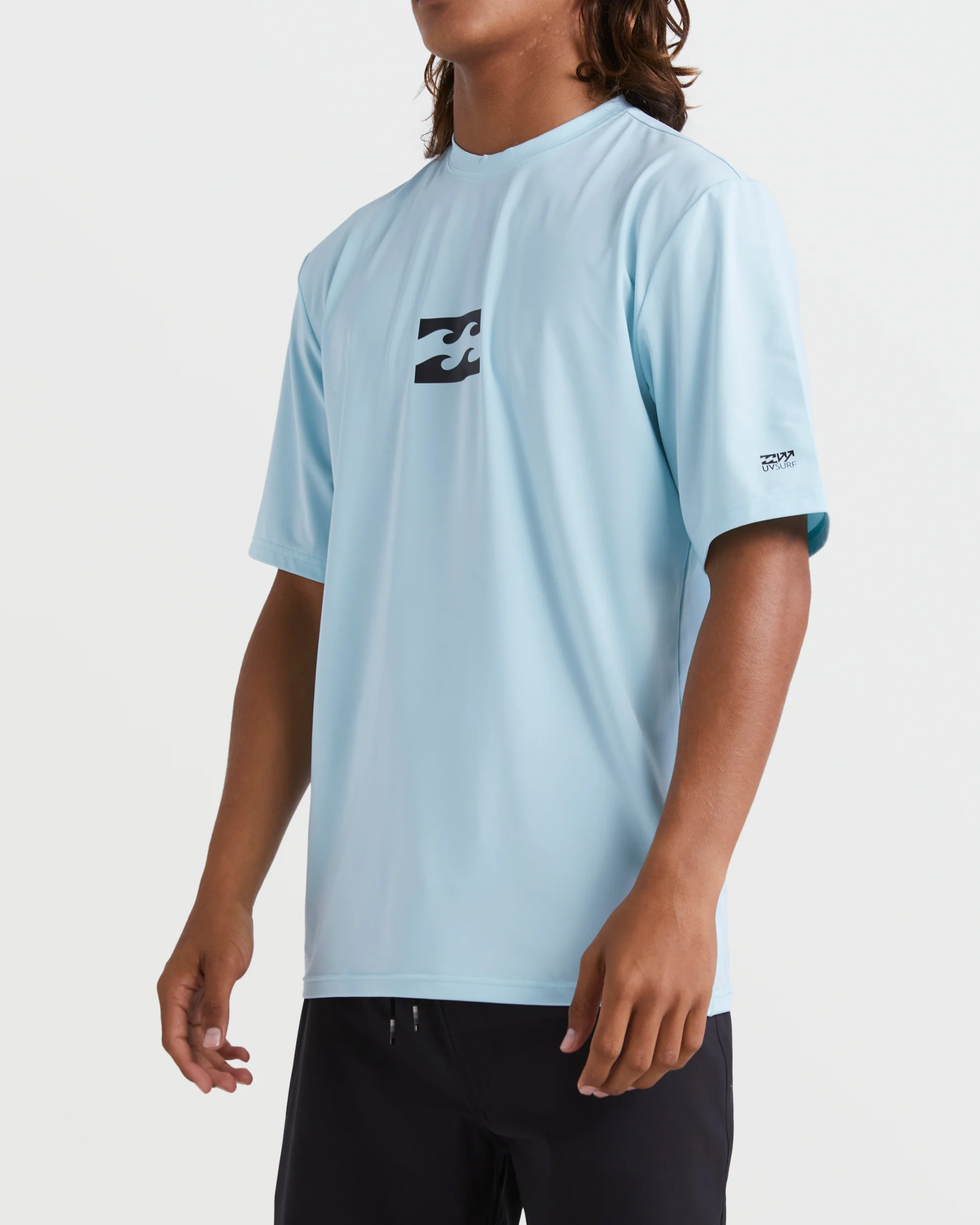 All Day Wave Short Sleeve Rashguard - Coastal Blue - Image 4