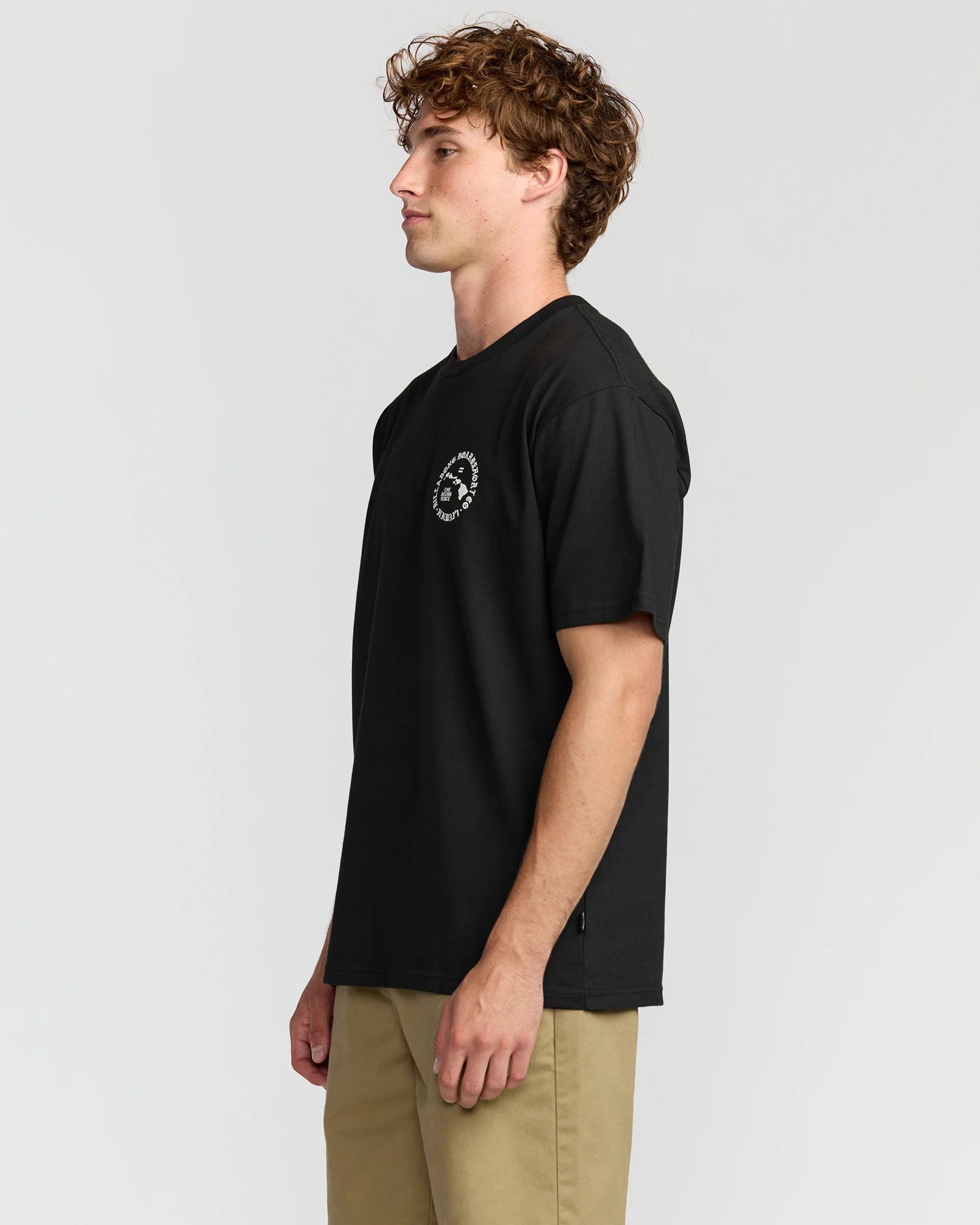 Aloha Island Hi Regular Short Sleeve T-Shirt - Washed Black - Image 3