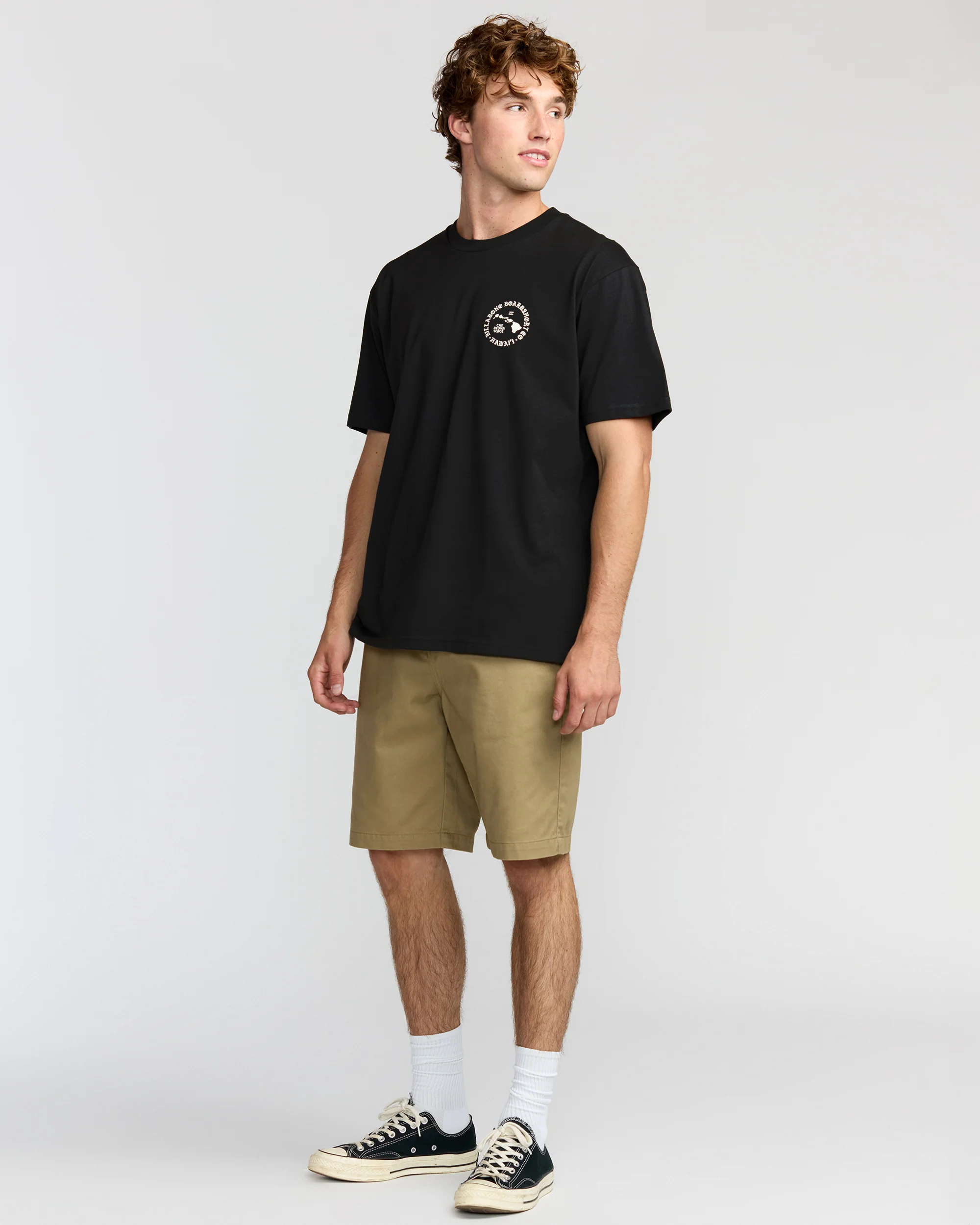 Aloha Island Hi Regular Short Sleeve T-Shirt - Washed Black - Image 4