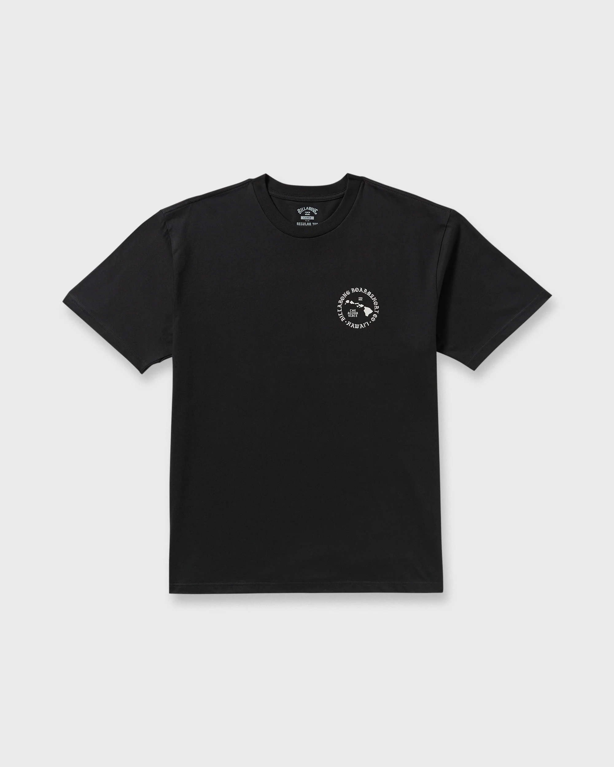Aloha Island Hi Regular Short Sleeve T-Shirt - Washed Black - Image 6
