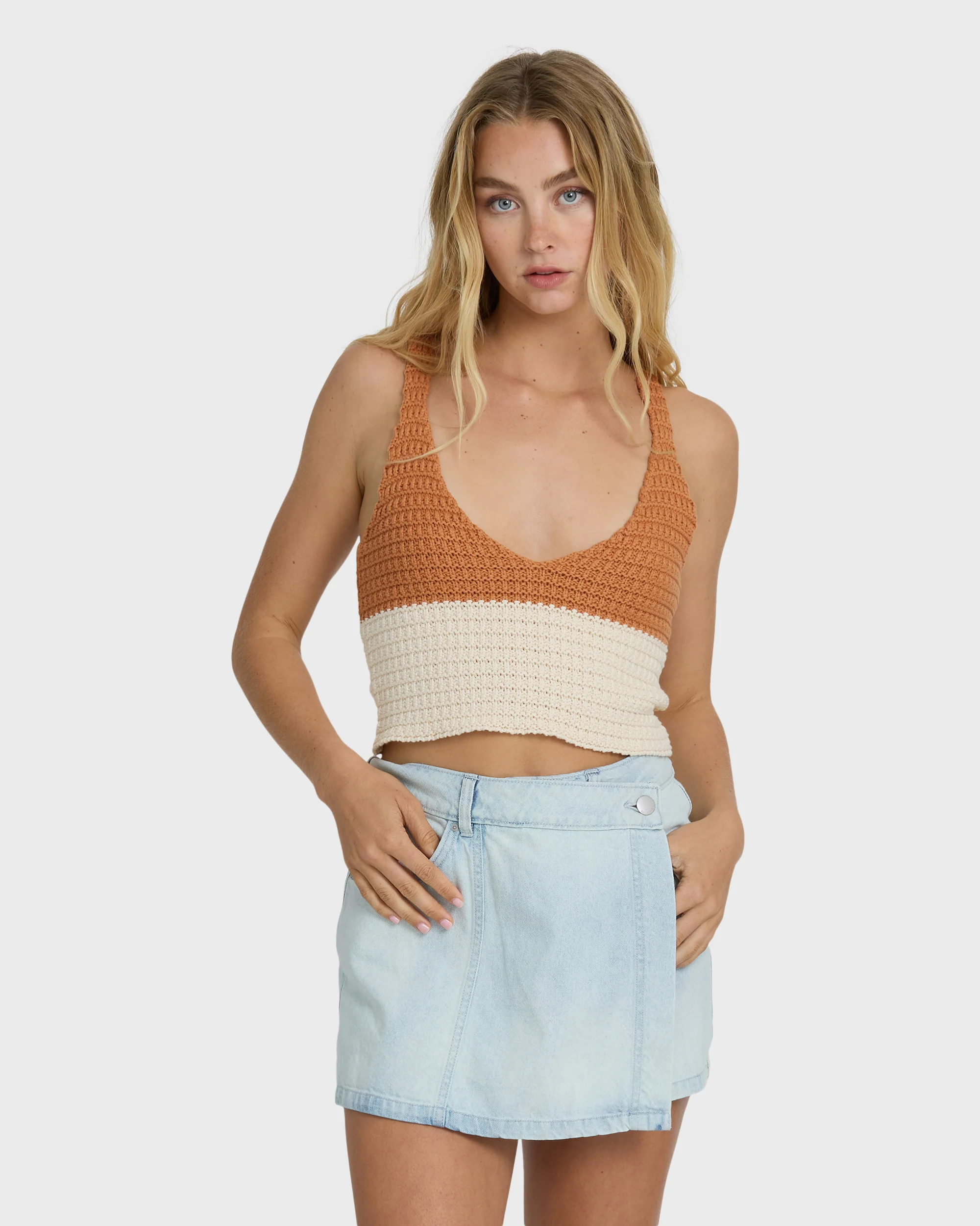 Anders Sweater Tank - Caramel Cafe - Image 2