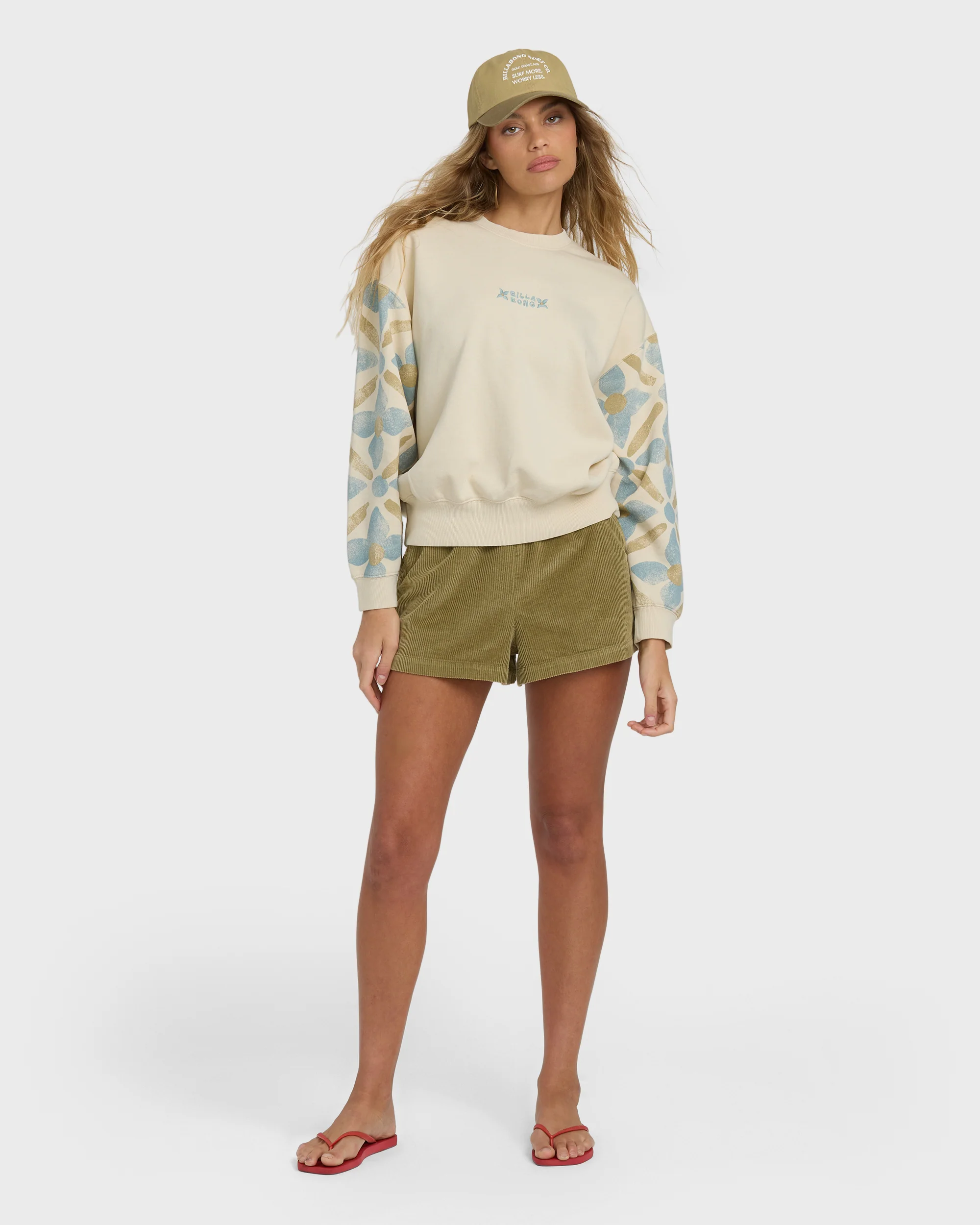 Atlas Tide Kendal Crewneck Sweatshirt - Whitecap - Image 3