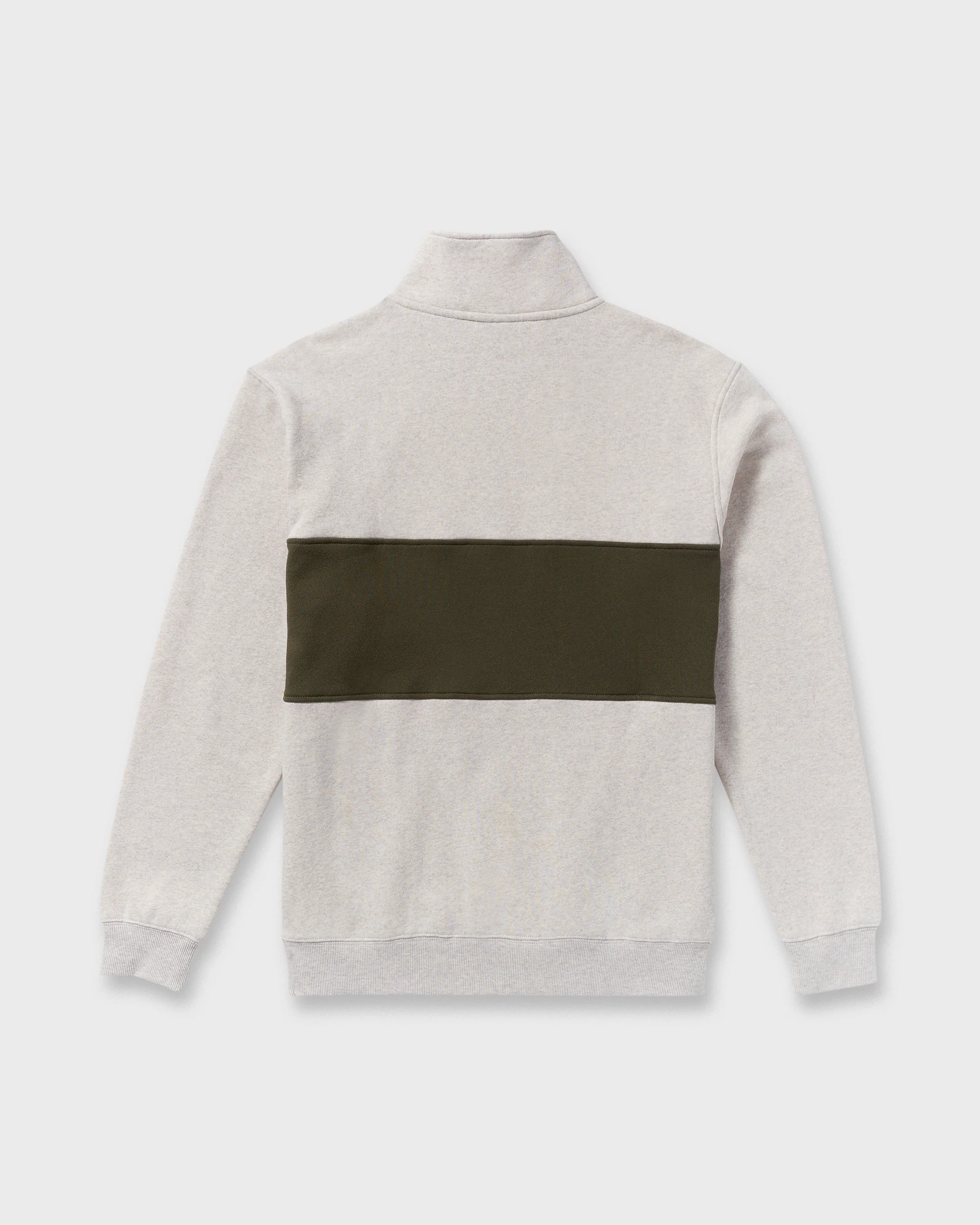 Bad Dog 3/4 Zip Mockneck Sweatshirt - Sand Htr - Image 7