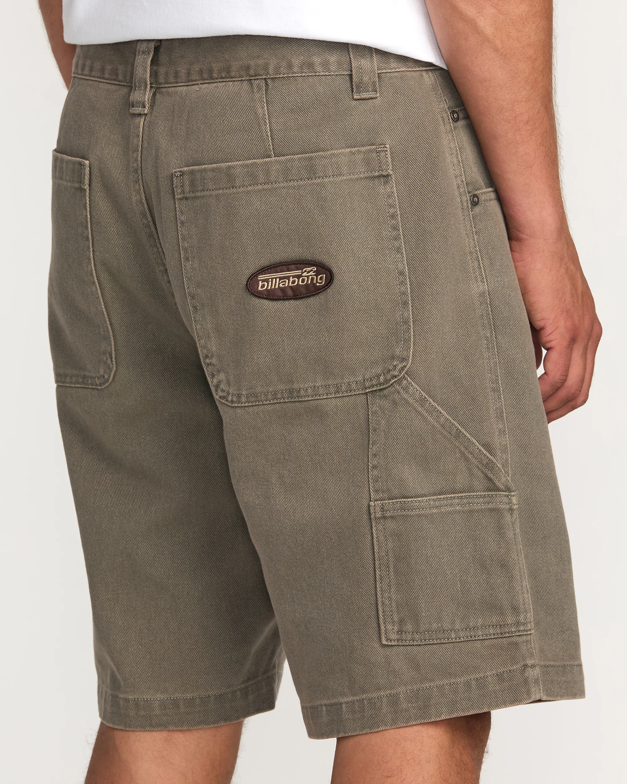 Bad Dog 21" Workwear Shorts - Brown - Image 7