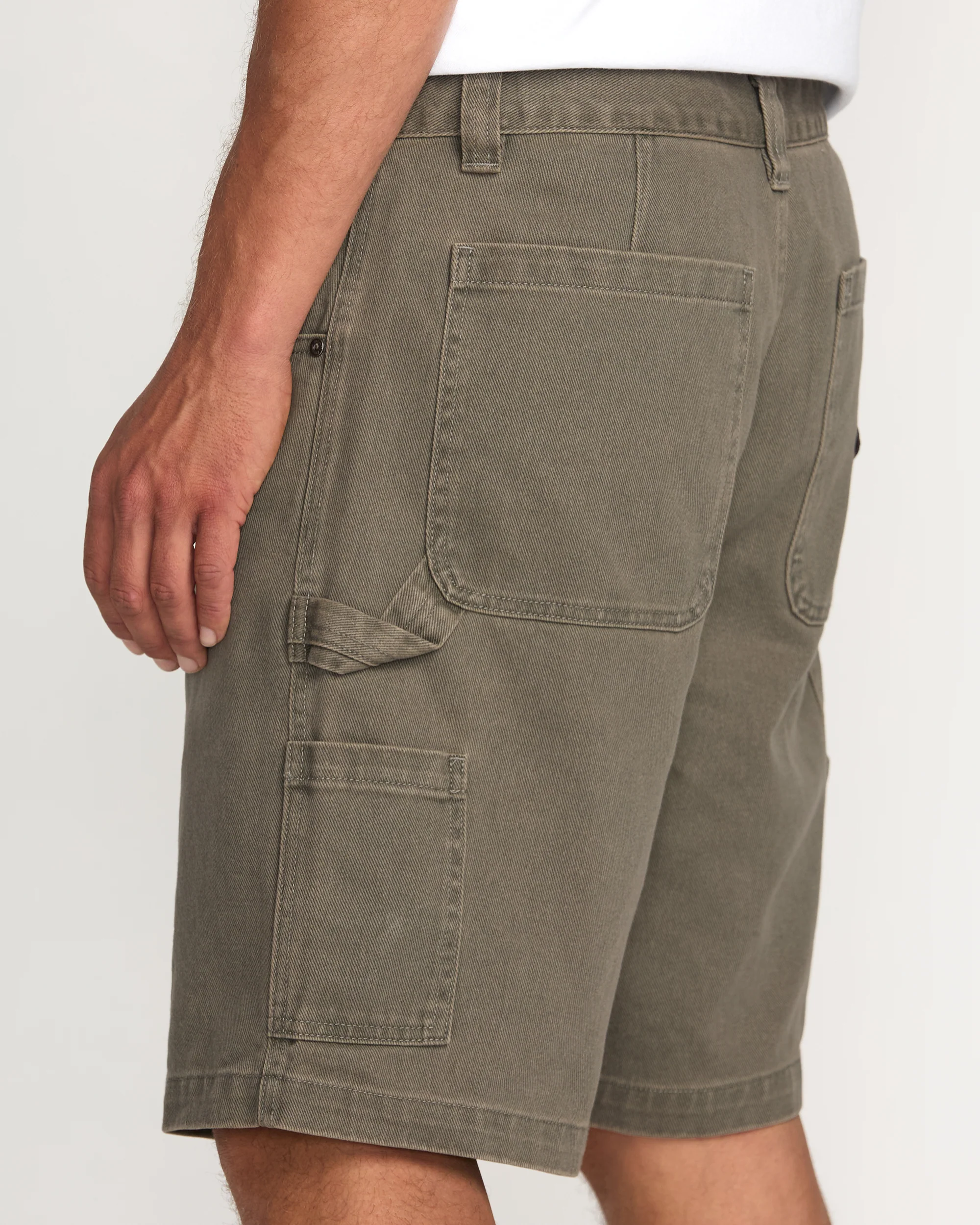 Bad Dog 21" Workwear Shorts - Brown - Image 8