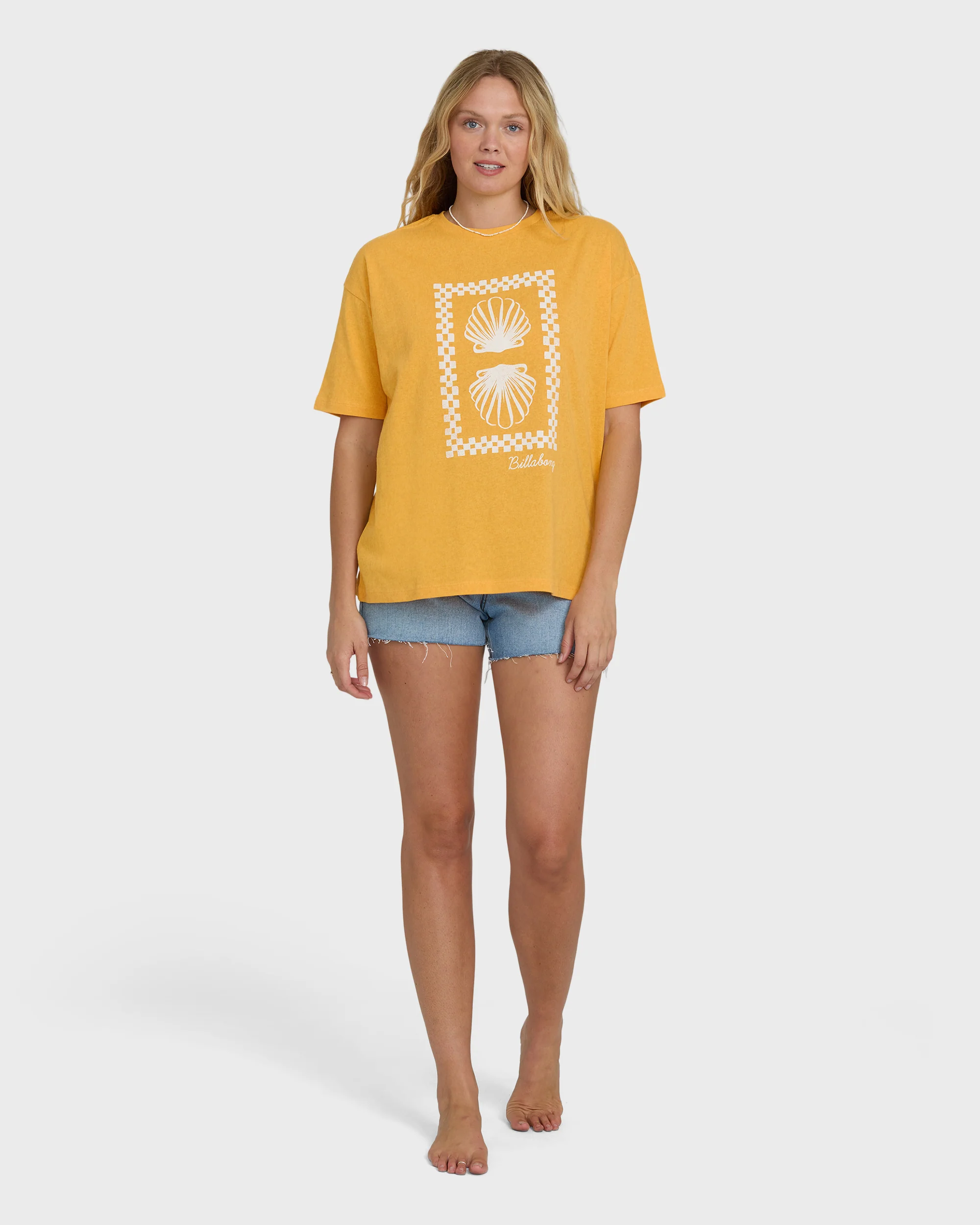 Balance of Waves Short Sleeve Knit T-Shirt - Sun Kissed - Image 4