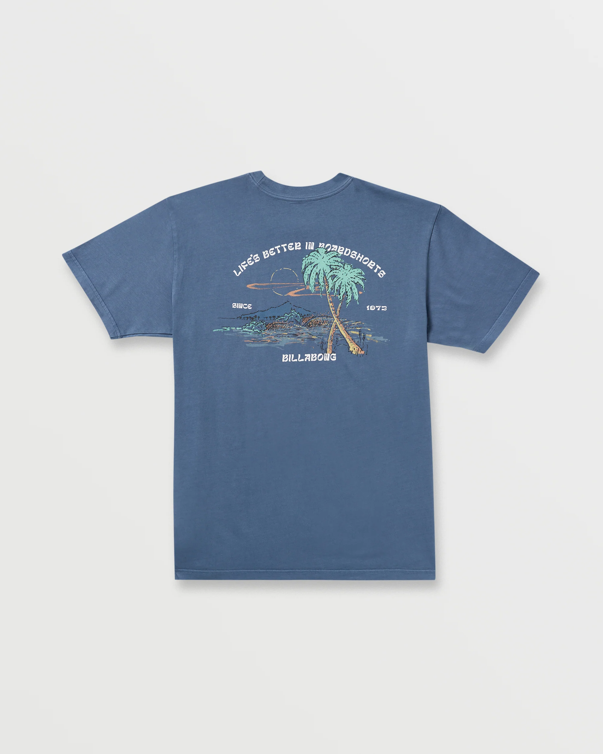 Better Premium Wave Wash Short Sleeve T-Shirt - Deep Blue - Image 7