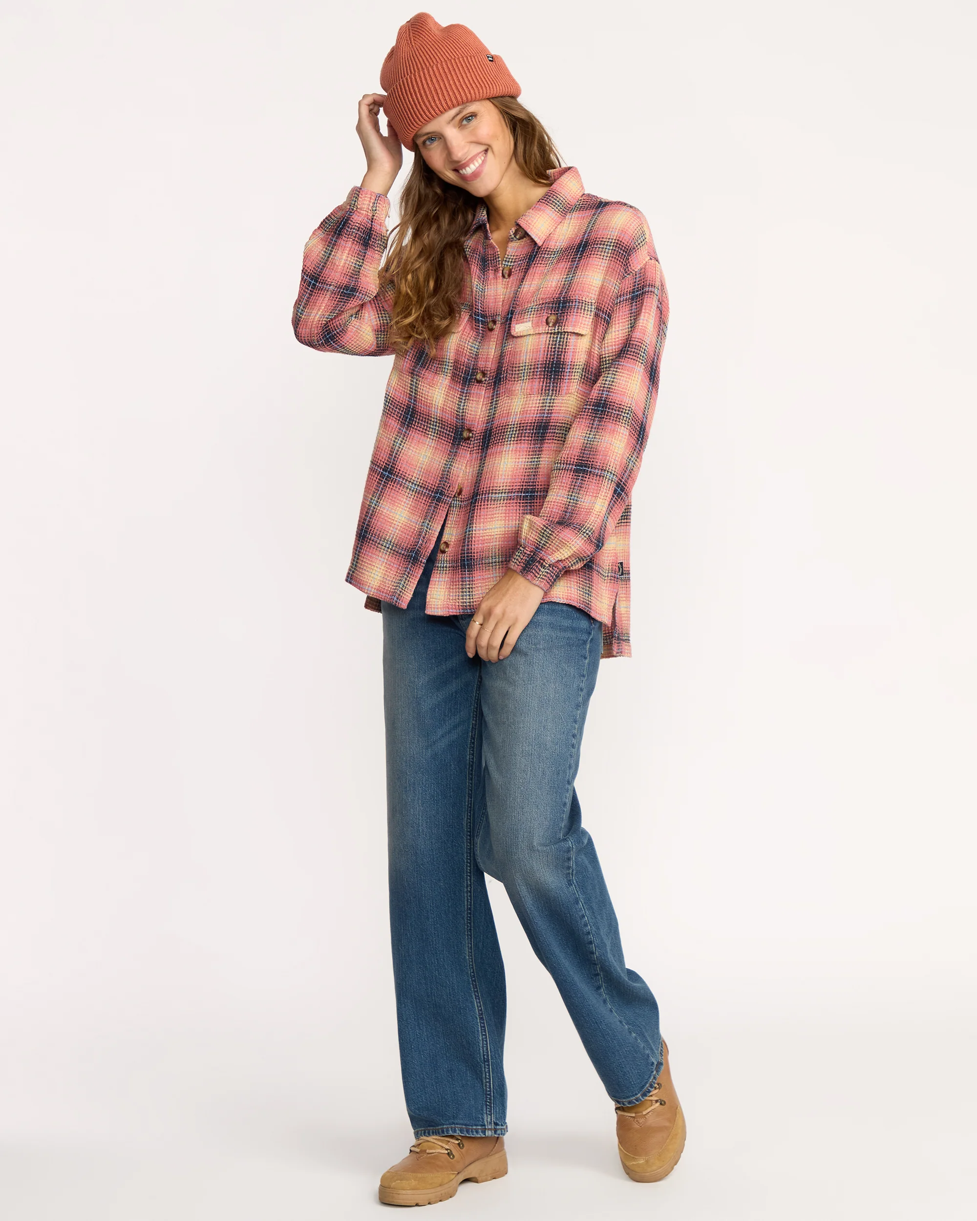 Big Bear Long Sleeve Shirt - Mountain Rose - Image 3