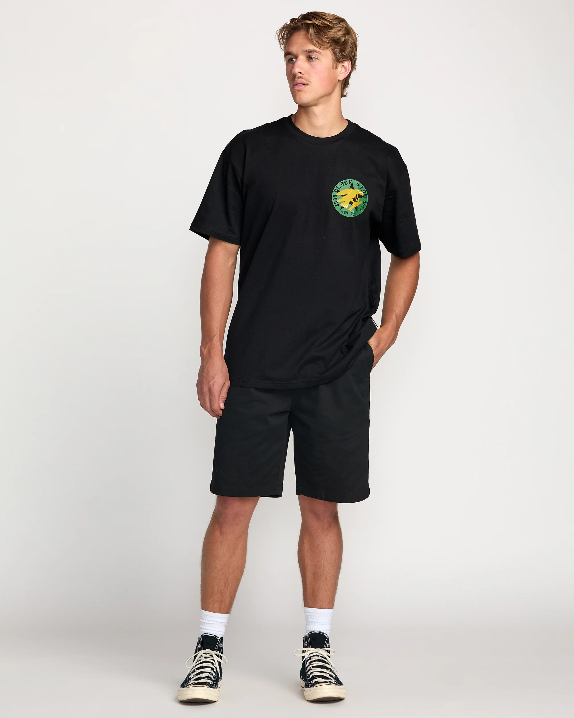 Billabong x Mami Wata Black Star Regular Tee - Black - Image 5