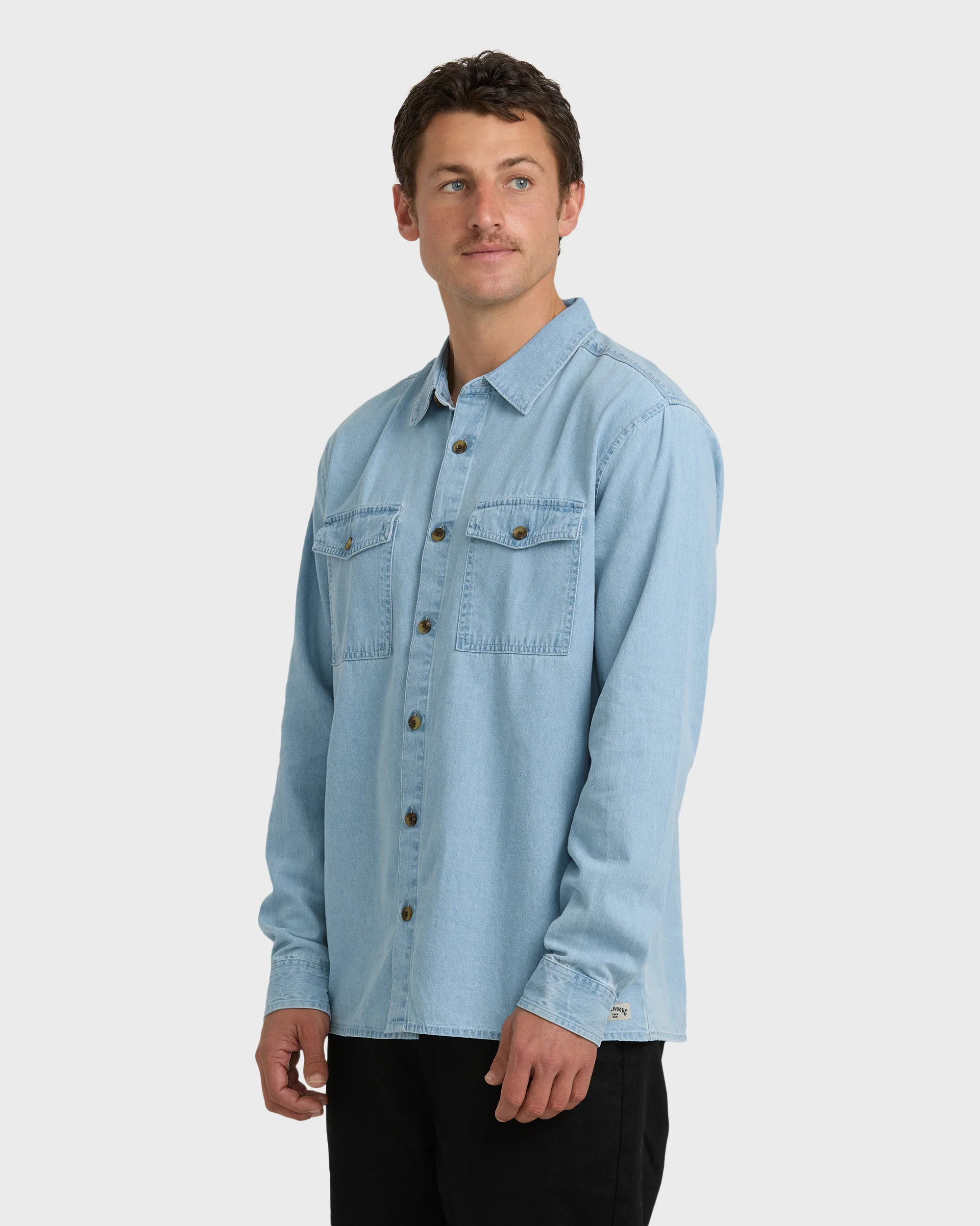 Bong Days Long Sleeve Shirt - Cloud Blue - Image 4