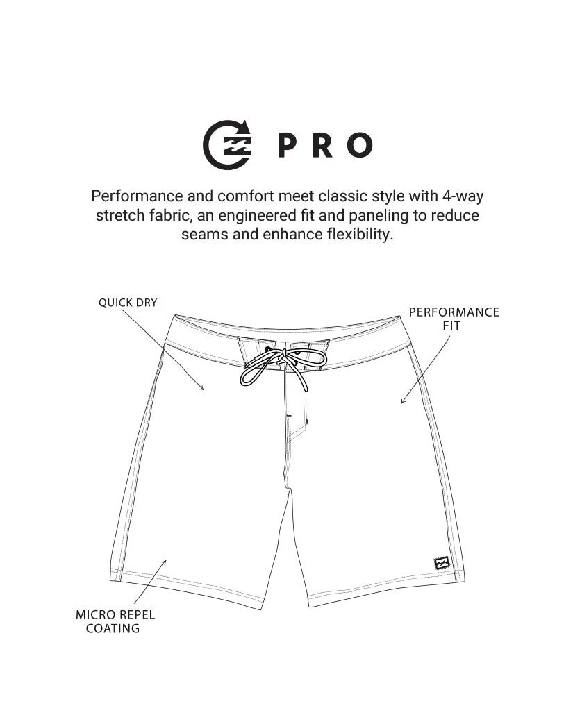 Bracket Pro 21" Boardshorts - Black - Image 3