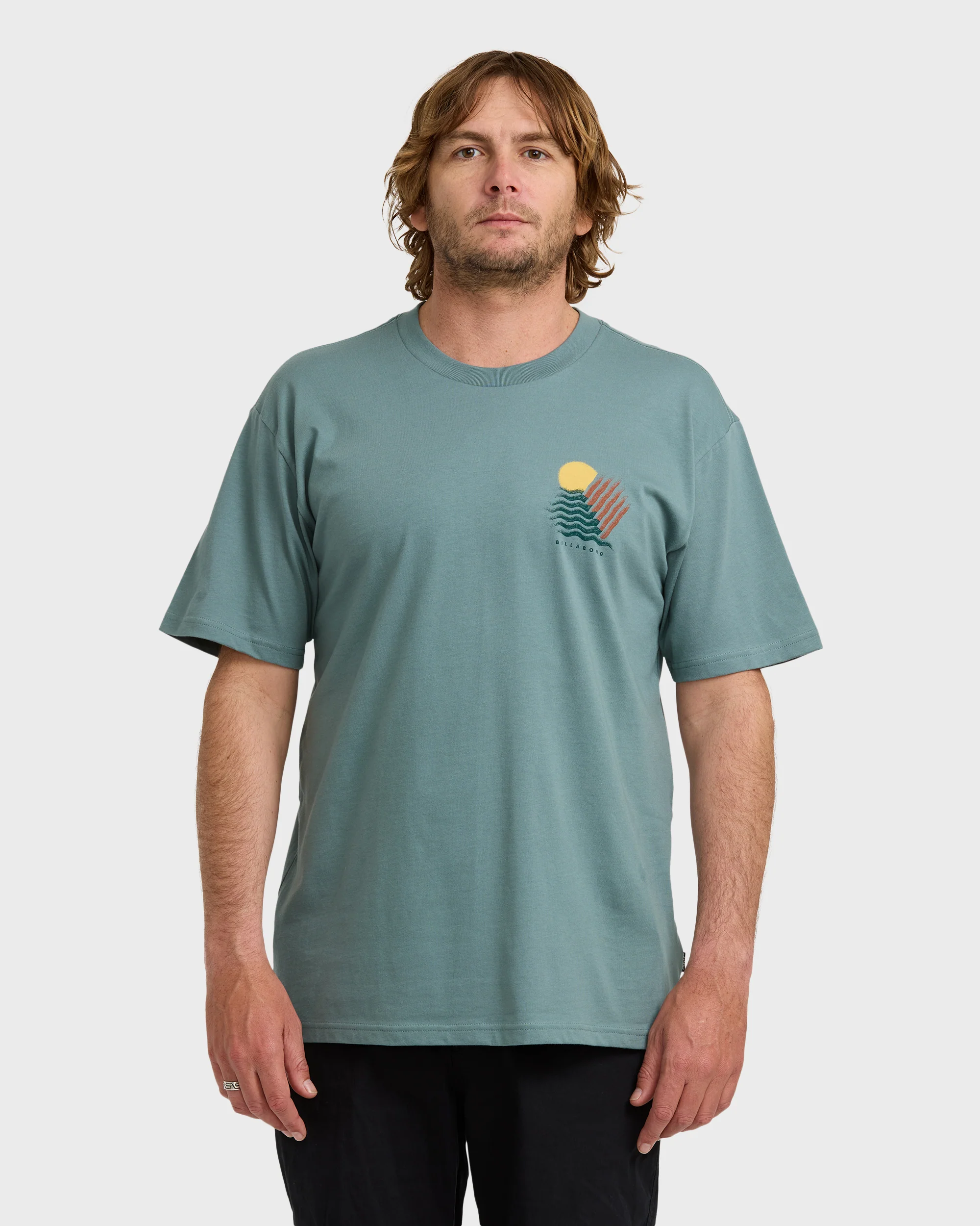 Canyons Regular Short Sleeve T-Shirt - Sea Blue - Image 2