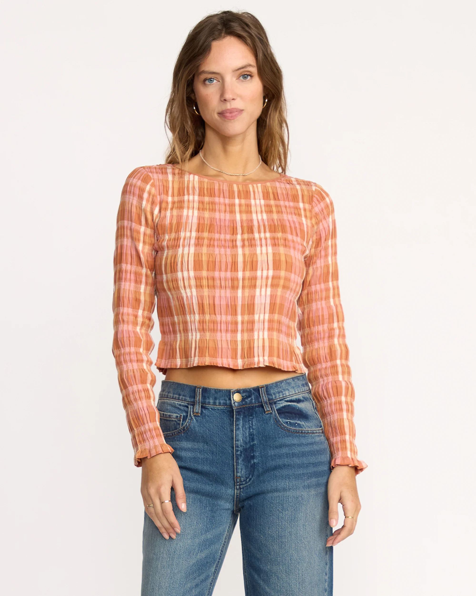 Check Me Out Long Sleeve Shirt - Sunburnt - Image 2