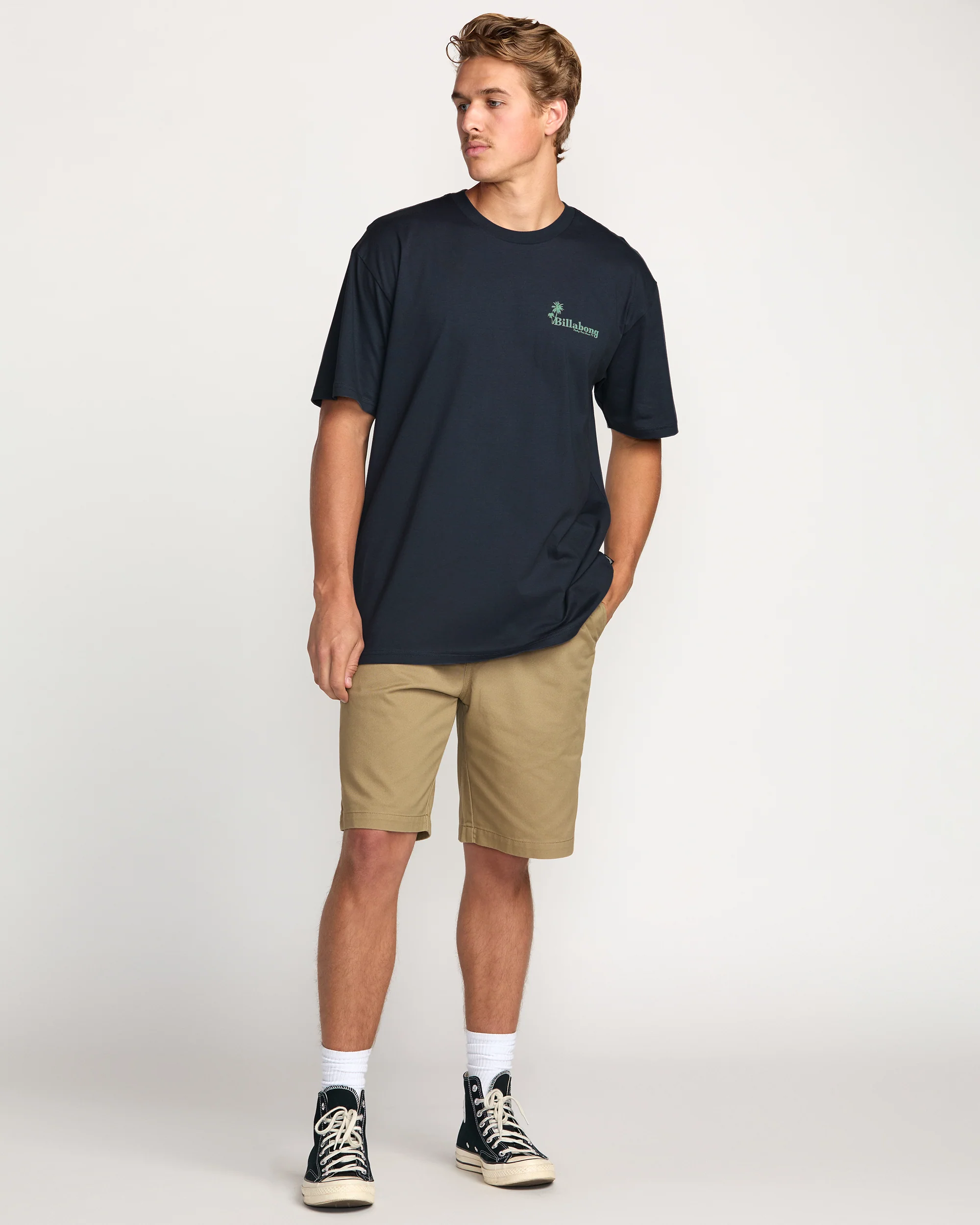 Checking In Regular Tee - Aged Indigo - Image 5