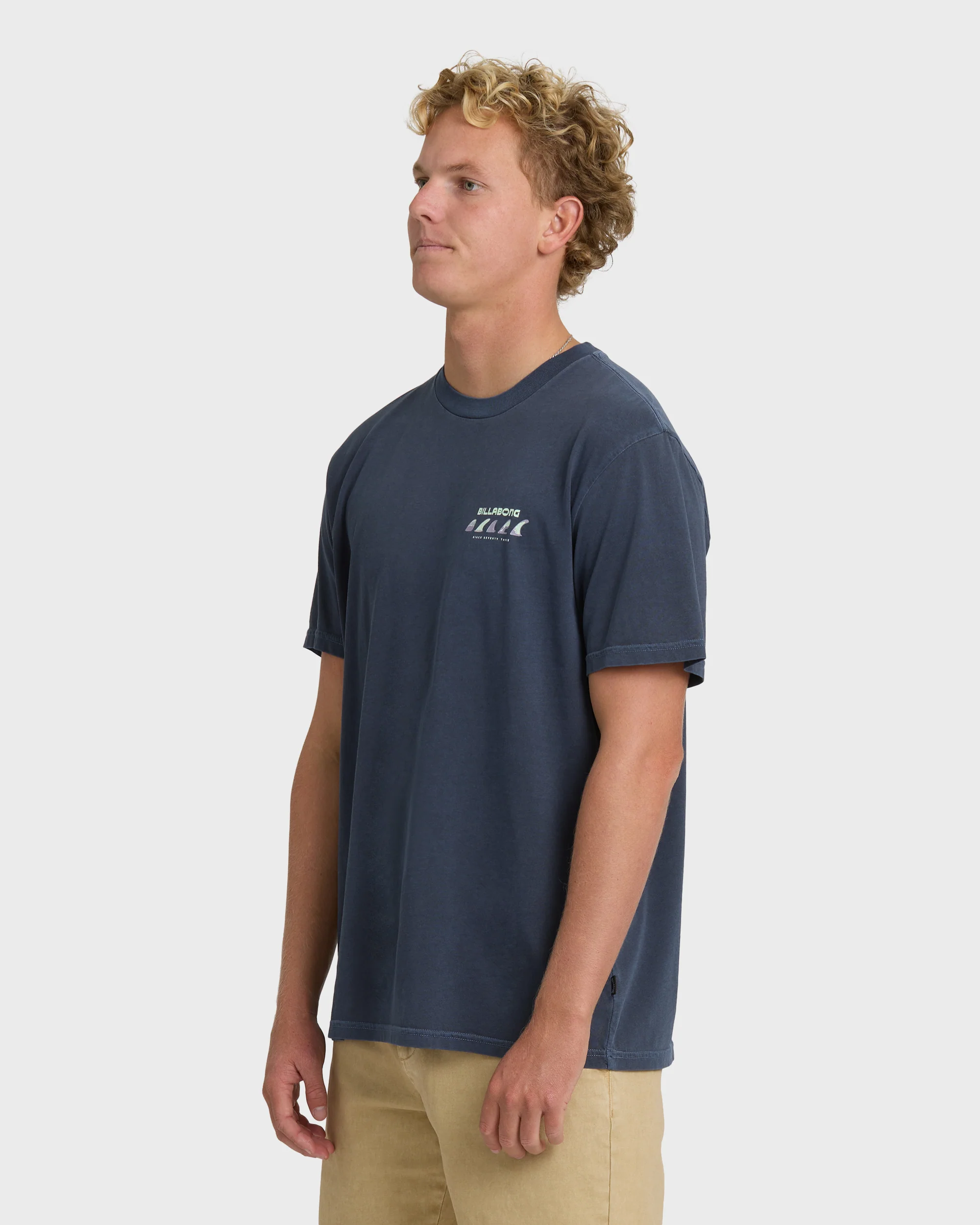 Choices Wave Washed Premium Short Sleeve T-Shirt - Graystone - Image 3