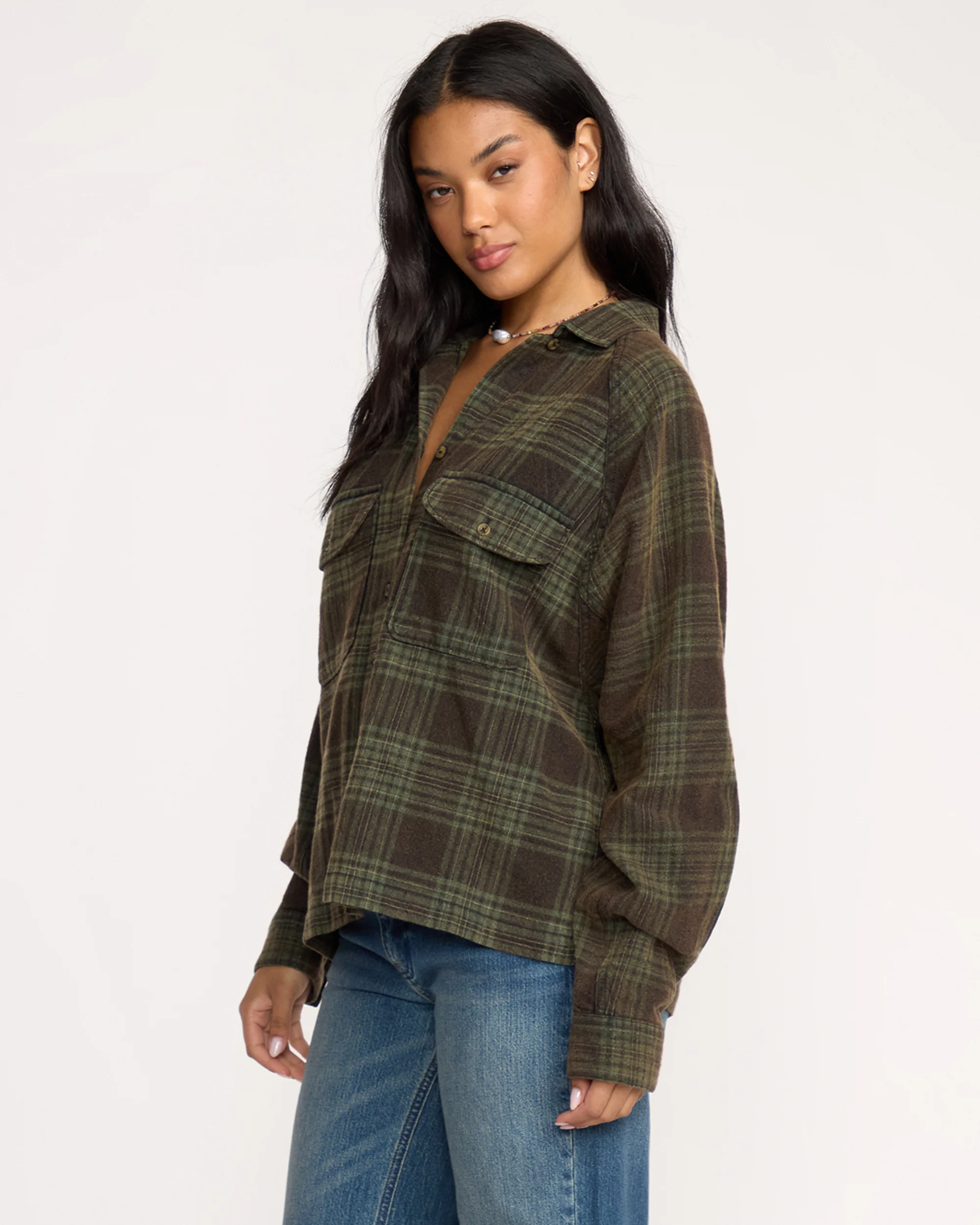 Coastal Breeze Long Sleeve Shirt - Black - Image 4