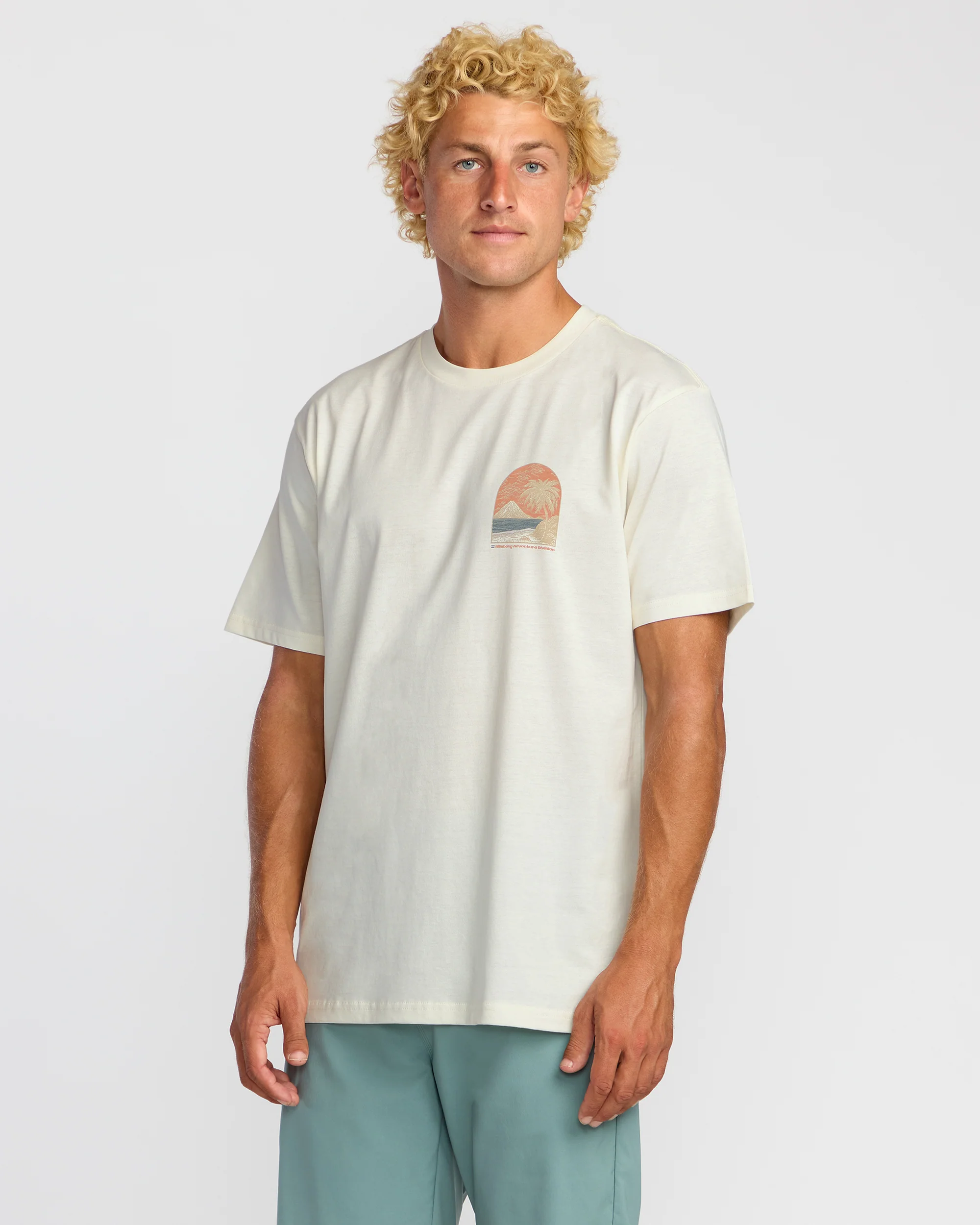 Coastal Range A/Div Short Sleeve T-Shirt - Off White - Image 3
