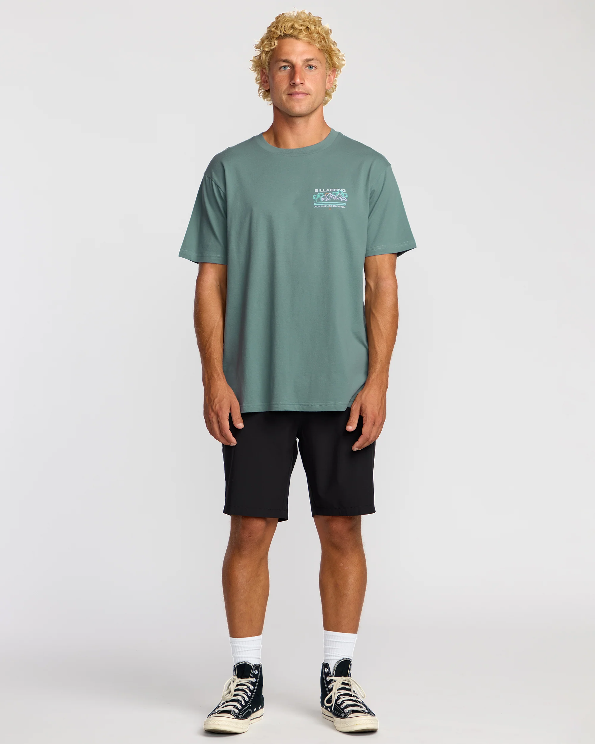 Coastal Range A/Div Short Sleeve T-Shirt - Sea Blue - Image 4