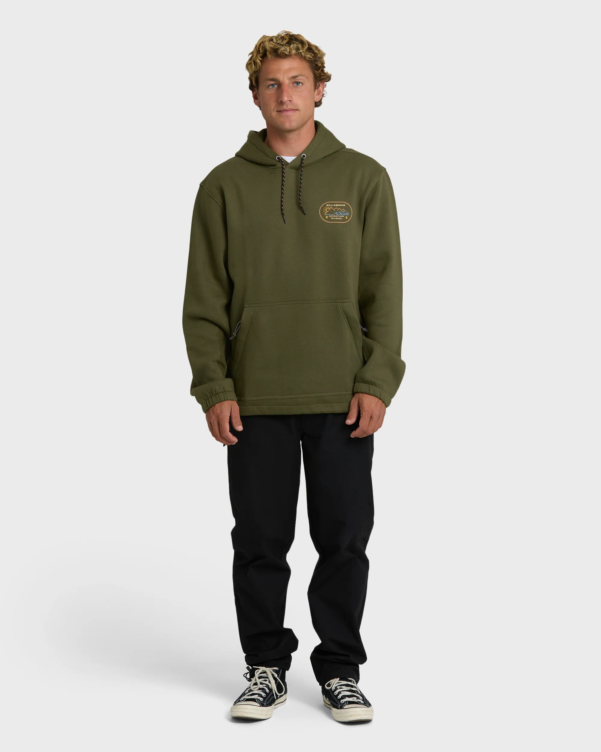 Compass Pullover Hoodie - Winter Moss - Image 5