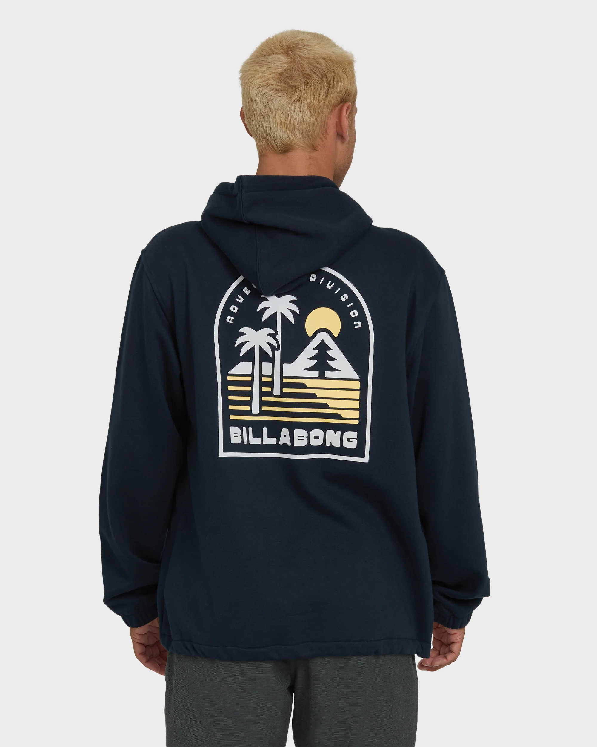 A/Div Compass Pullover Hoodie - True Navy - Image 2