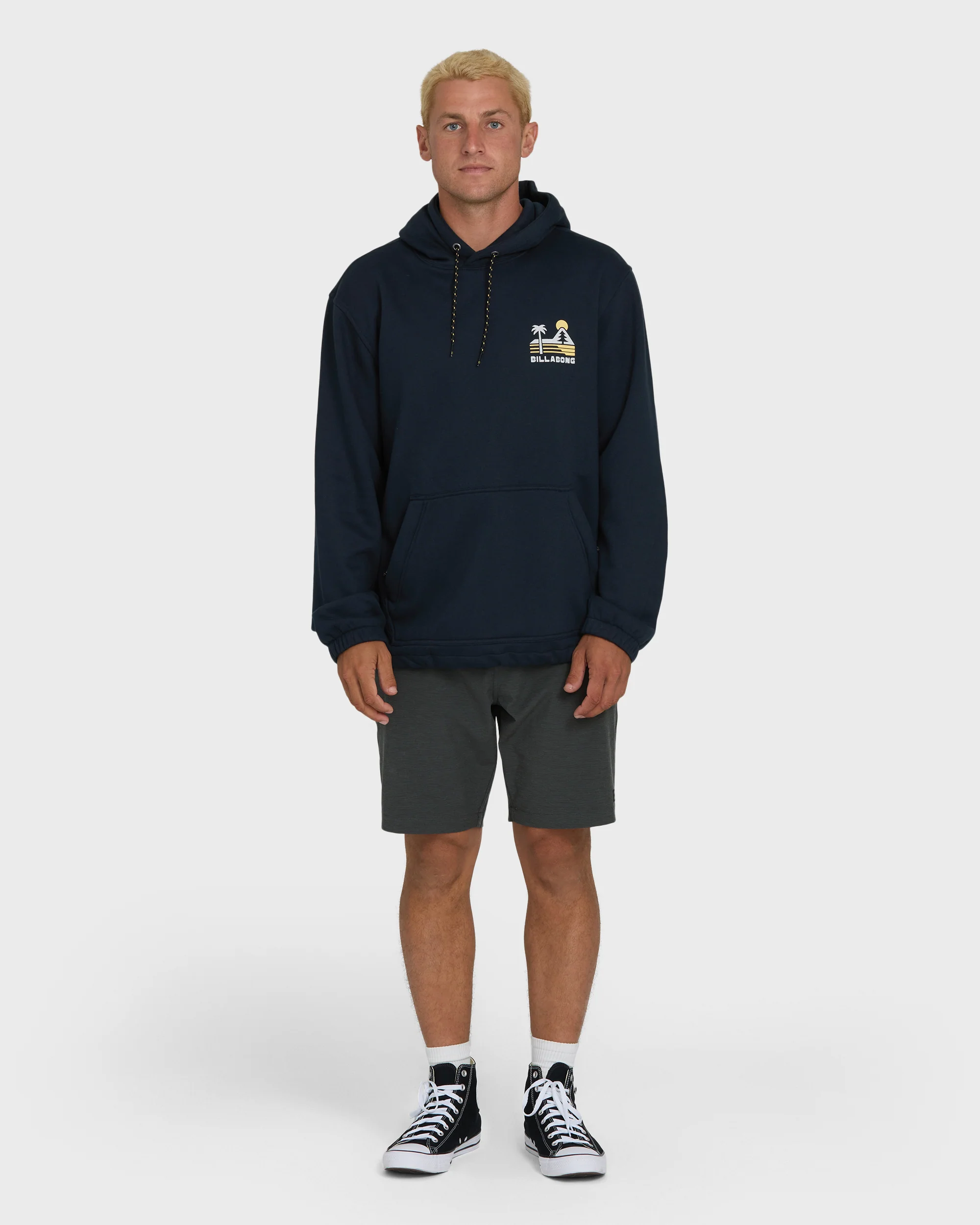 A/Div Compass Pullover Hoodie - True Navy - Image 4