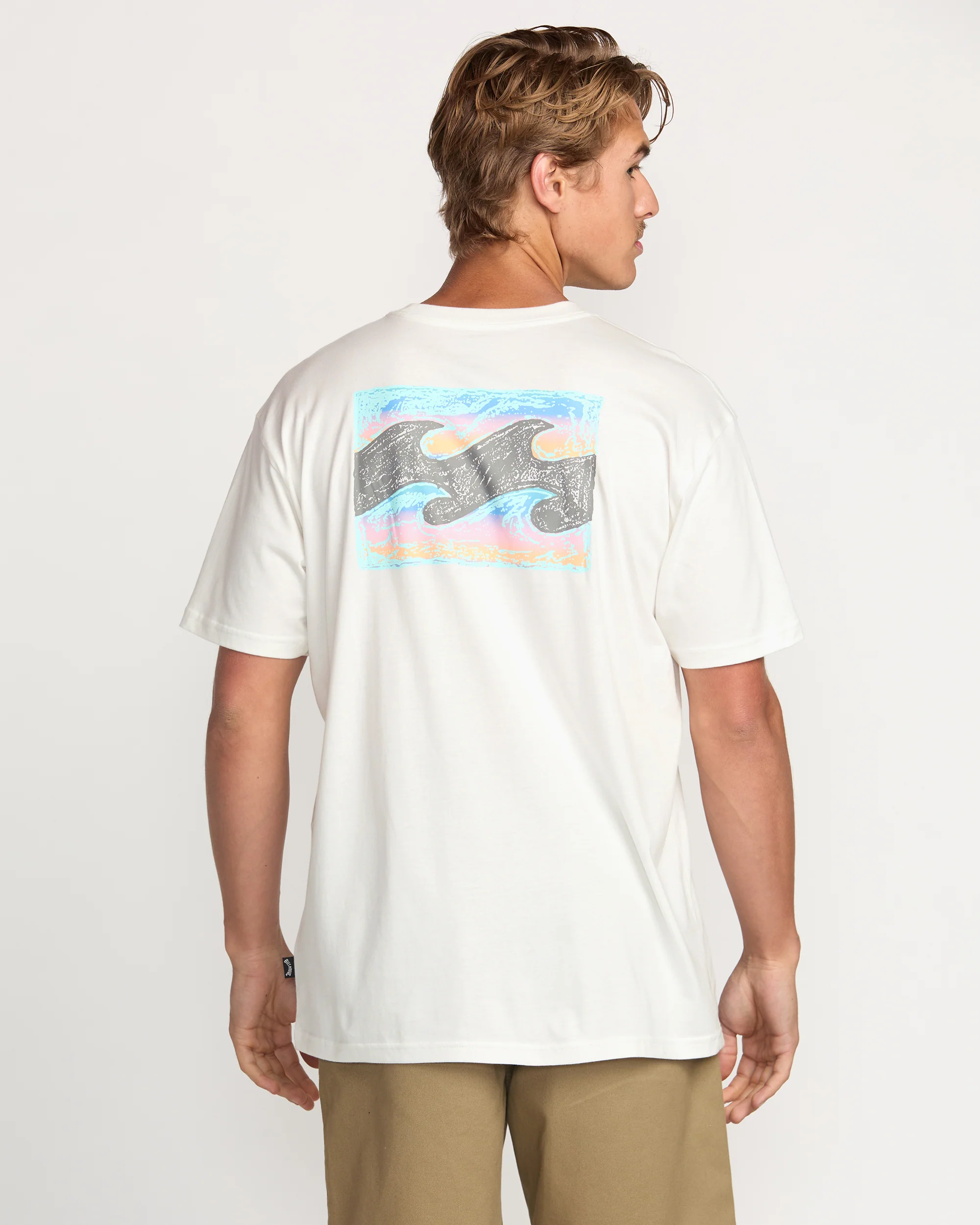 Crayon Wave Premium Tee - Off White - Image 3