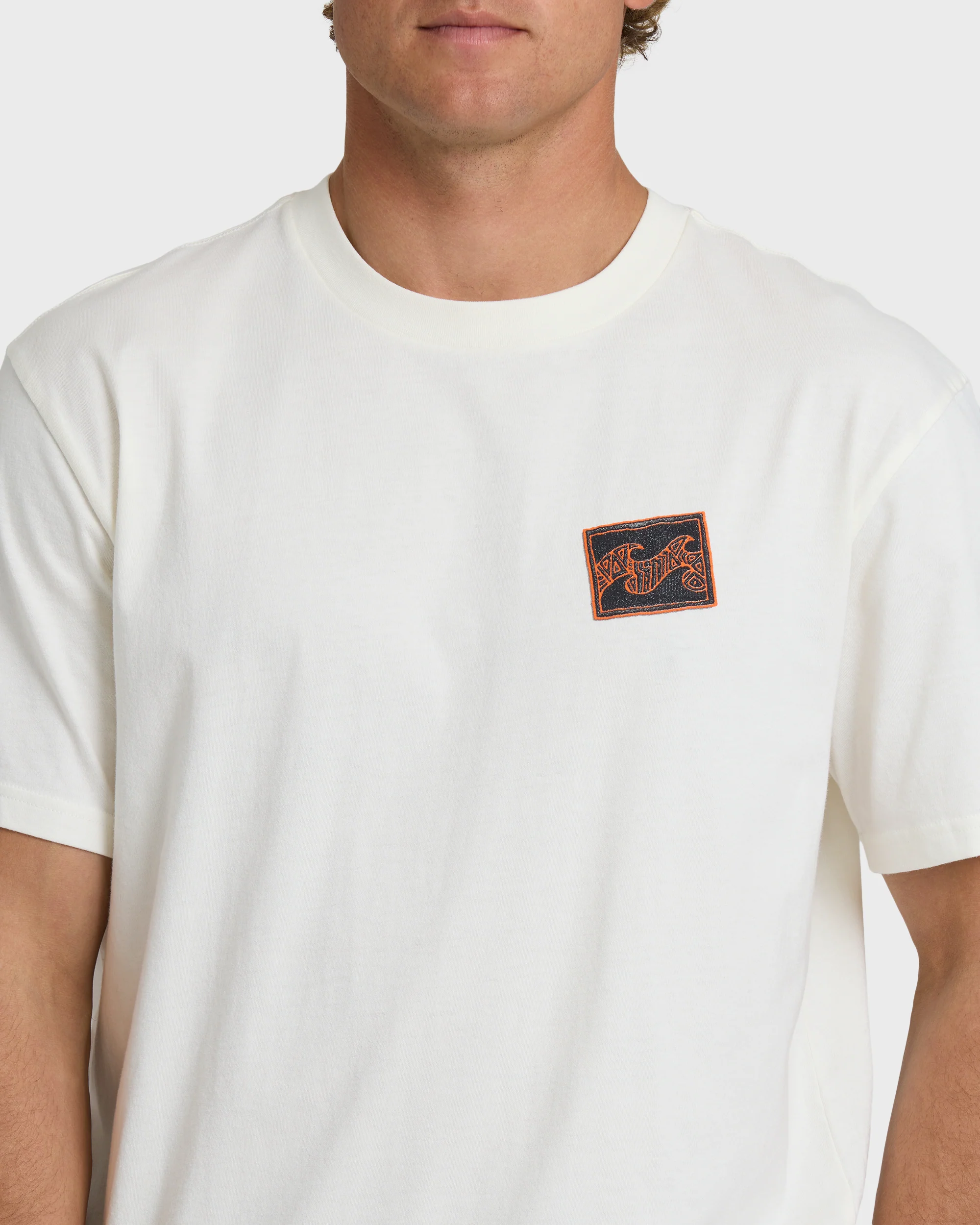 Crayon Wave Premium Short Sleeve T-Shirt - Off White - Image 7