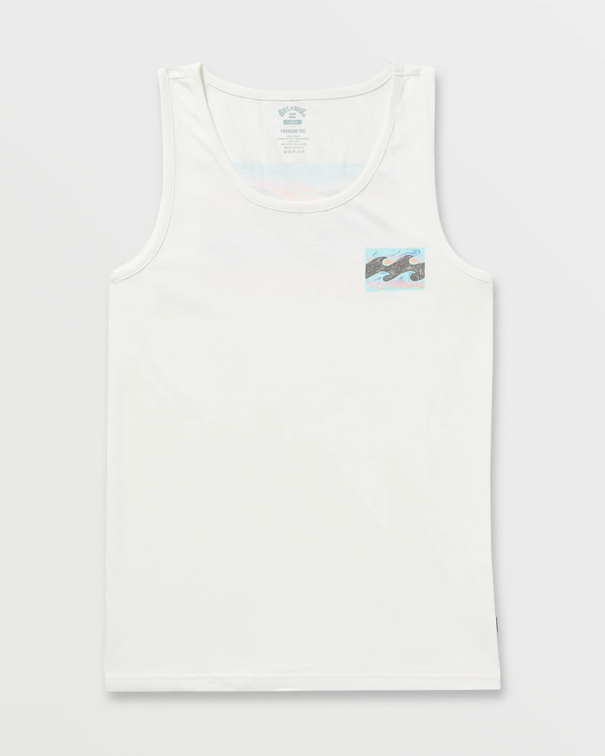 Crayon Wave Premium Tank - Off White - Image 3