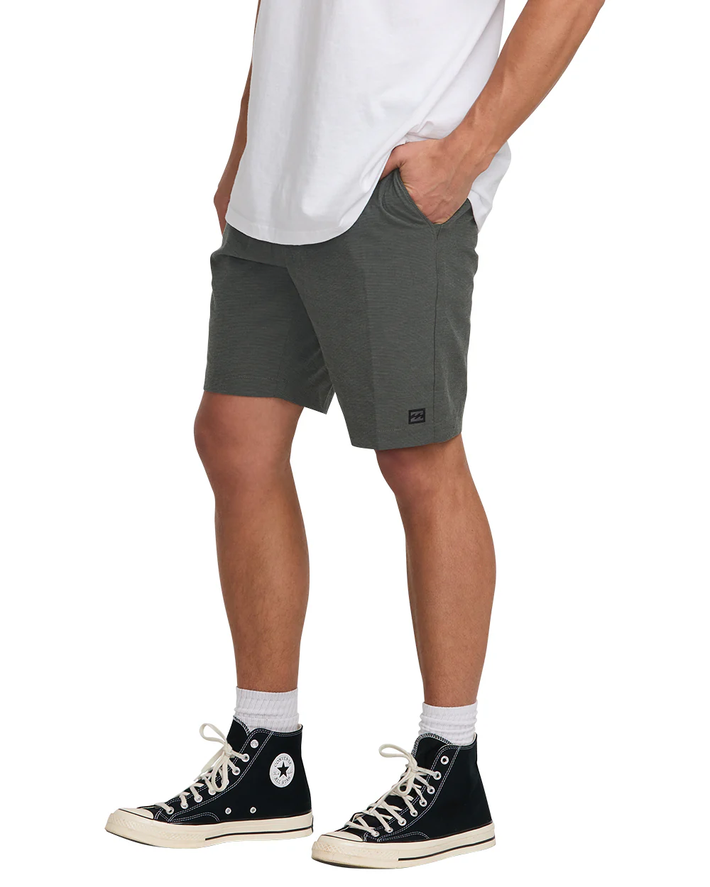 Crossfire Submersible 19" Hybrid Shorts - Asphalt - Image 4