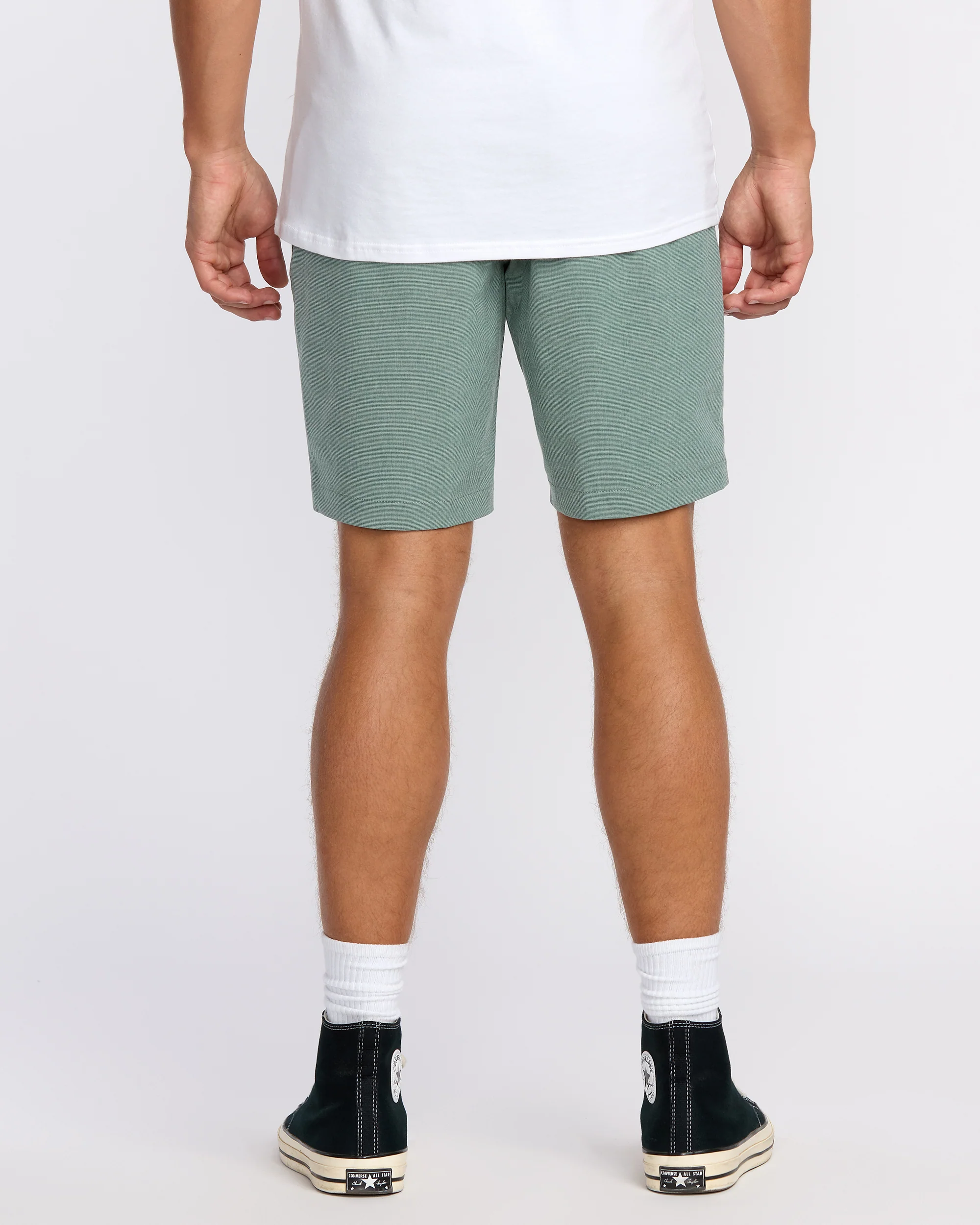 Crossfire Submersible 19" Hybrid Shorts - Green Ash - Image 4