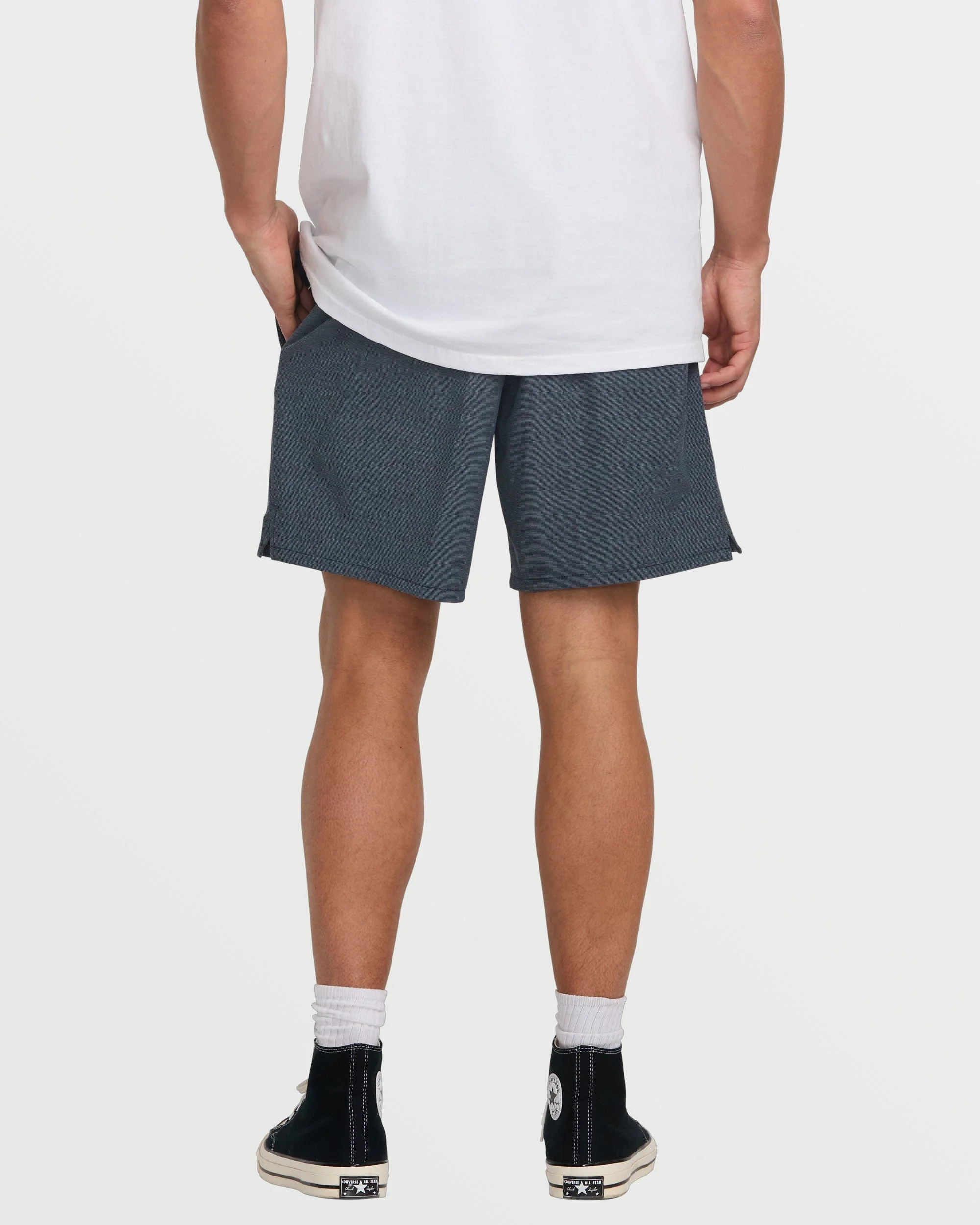 Crossfire Elastic Submersible 18" Hybrid Shorts - Navy - Image 2