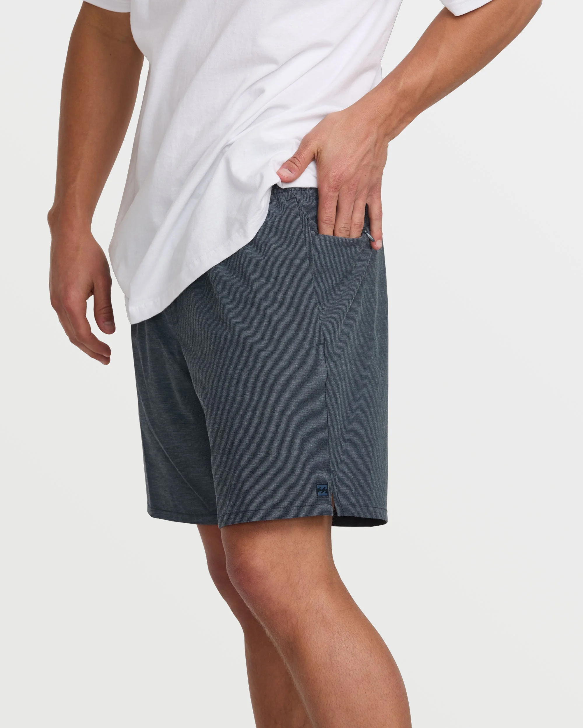 Crossfire Elastic Submersible 18" Hybrid Shorts - Navy - Image 4
