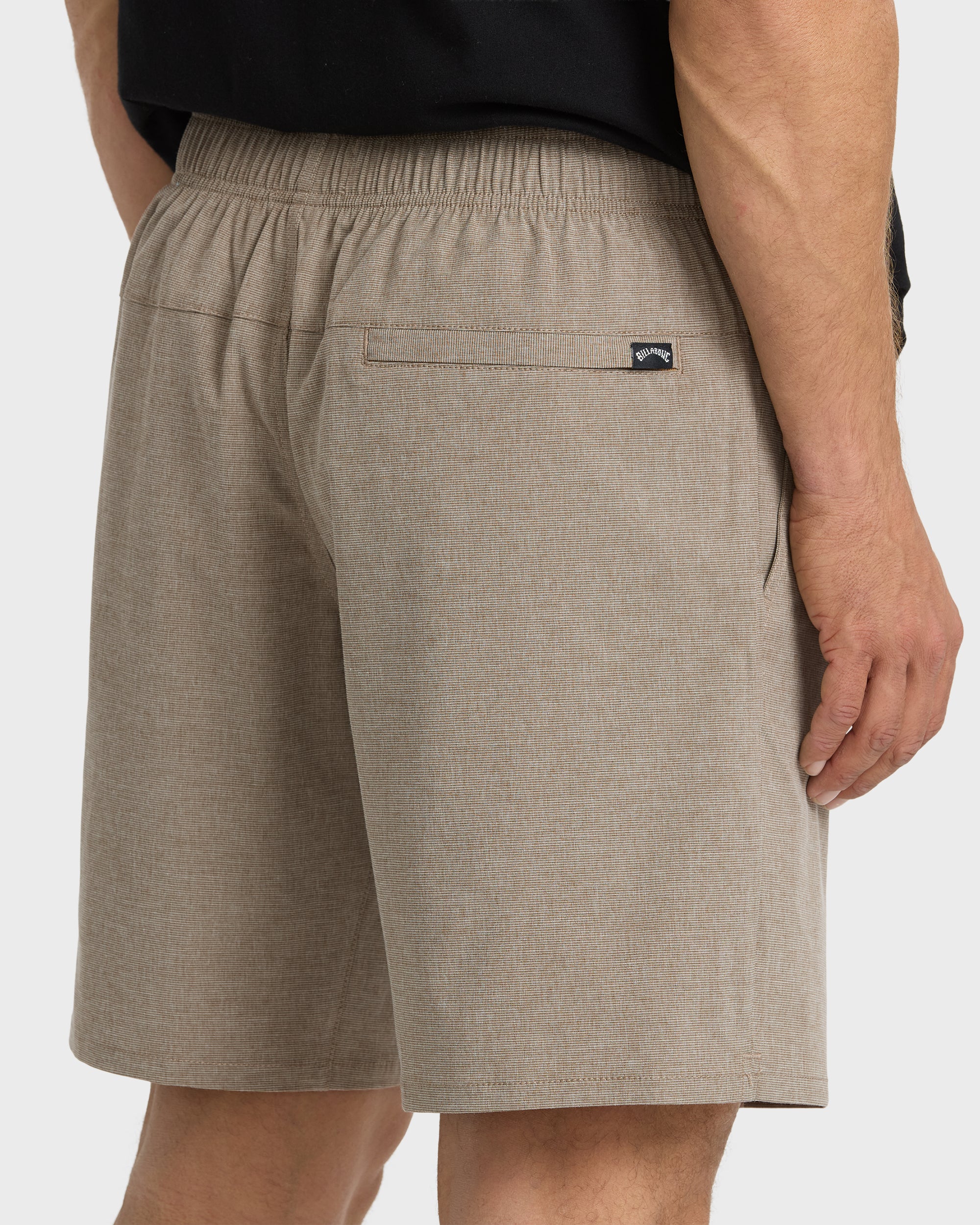 Crossfire Elastic Wave Washed 18" Hybrid Shorts - Khaki - Image 5