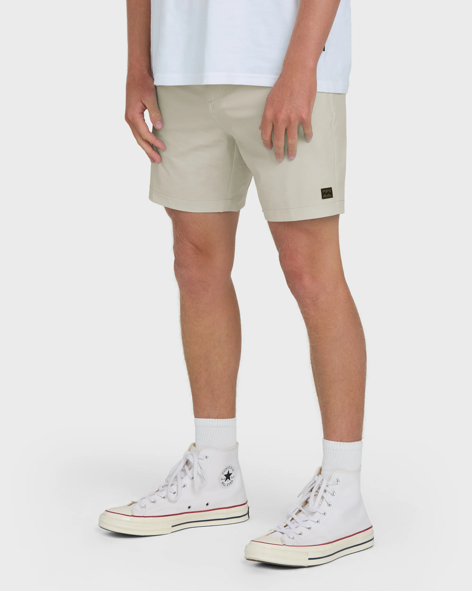 Crossfire Submersible 17" Hybrid Shorts - Oatmeal - Image 3