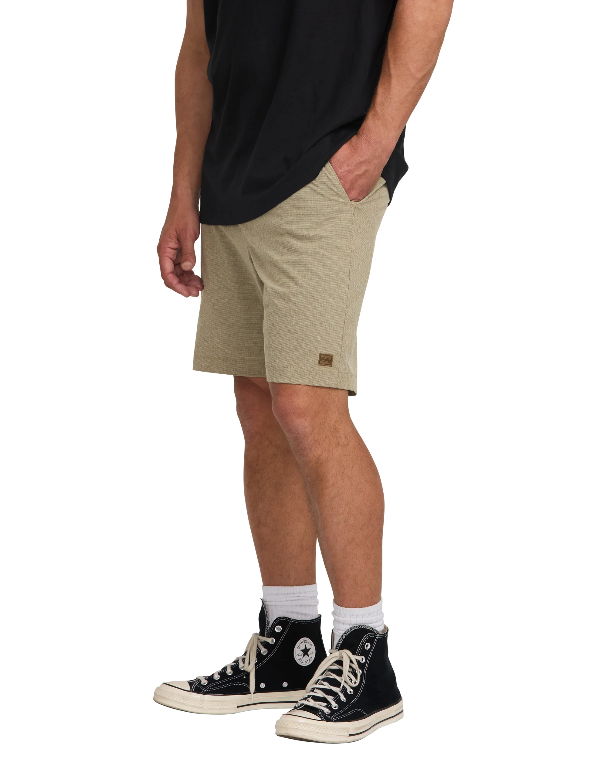 Crossfire Submersible 19" Hybrid Shorts - Khaki - Image 3