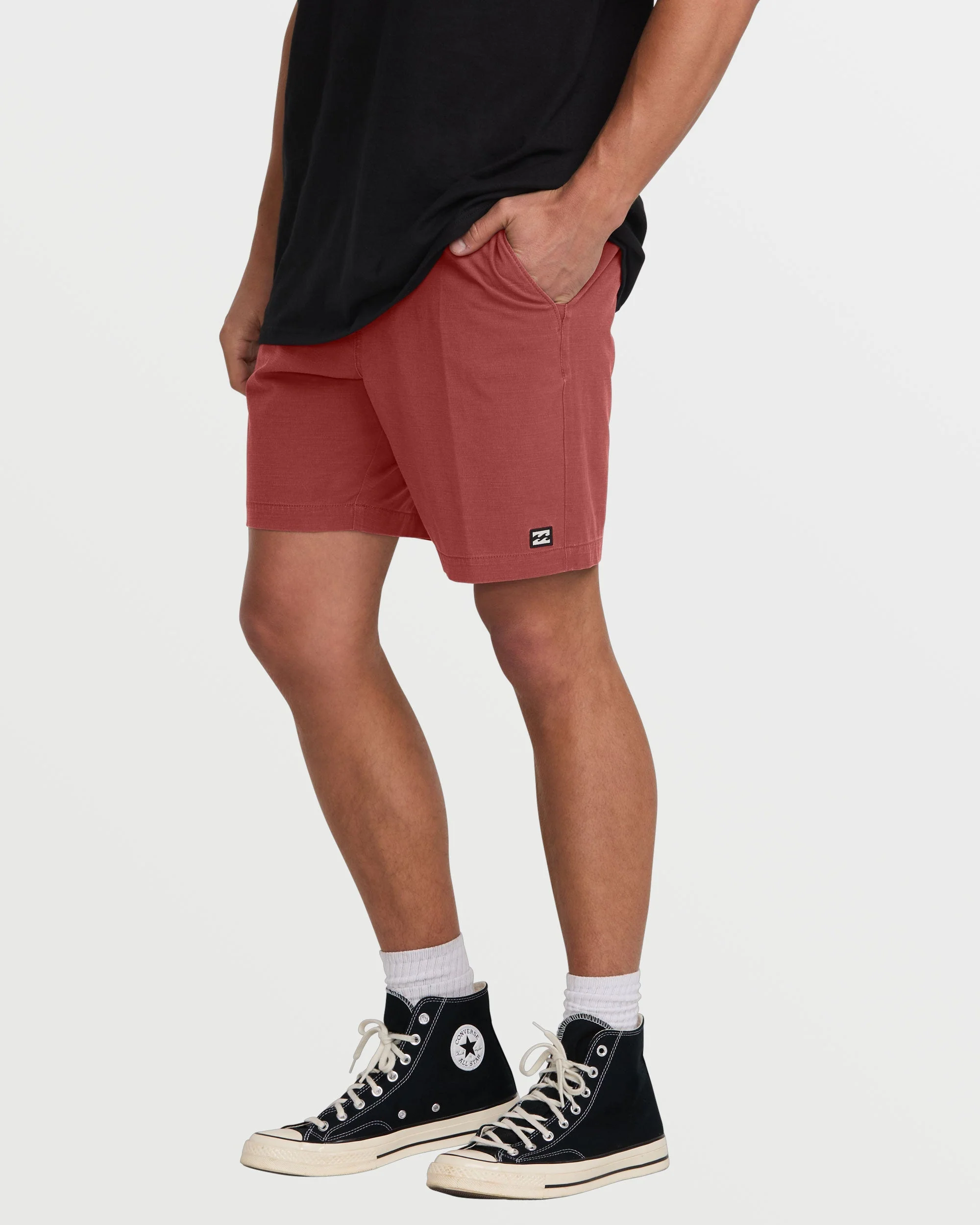 Crossfire Wave Wash Submersible 18" Hybrid Shorts - Dusty Red - Image 2