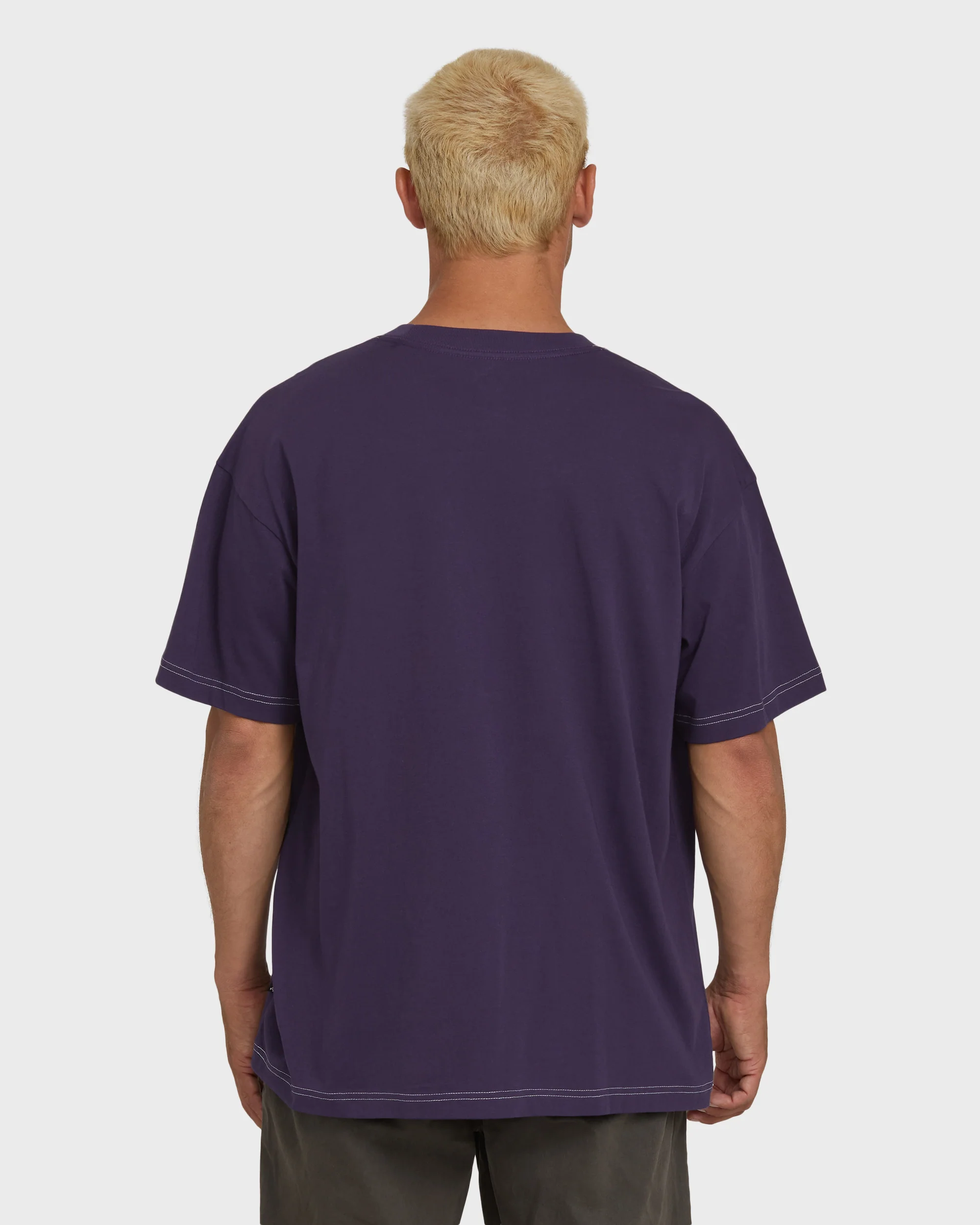 Dash OG Short Sleeve Knit T-Shirt - Purple Velvet - Image 2