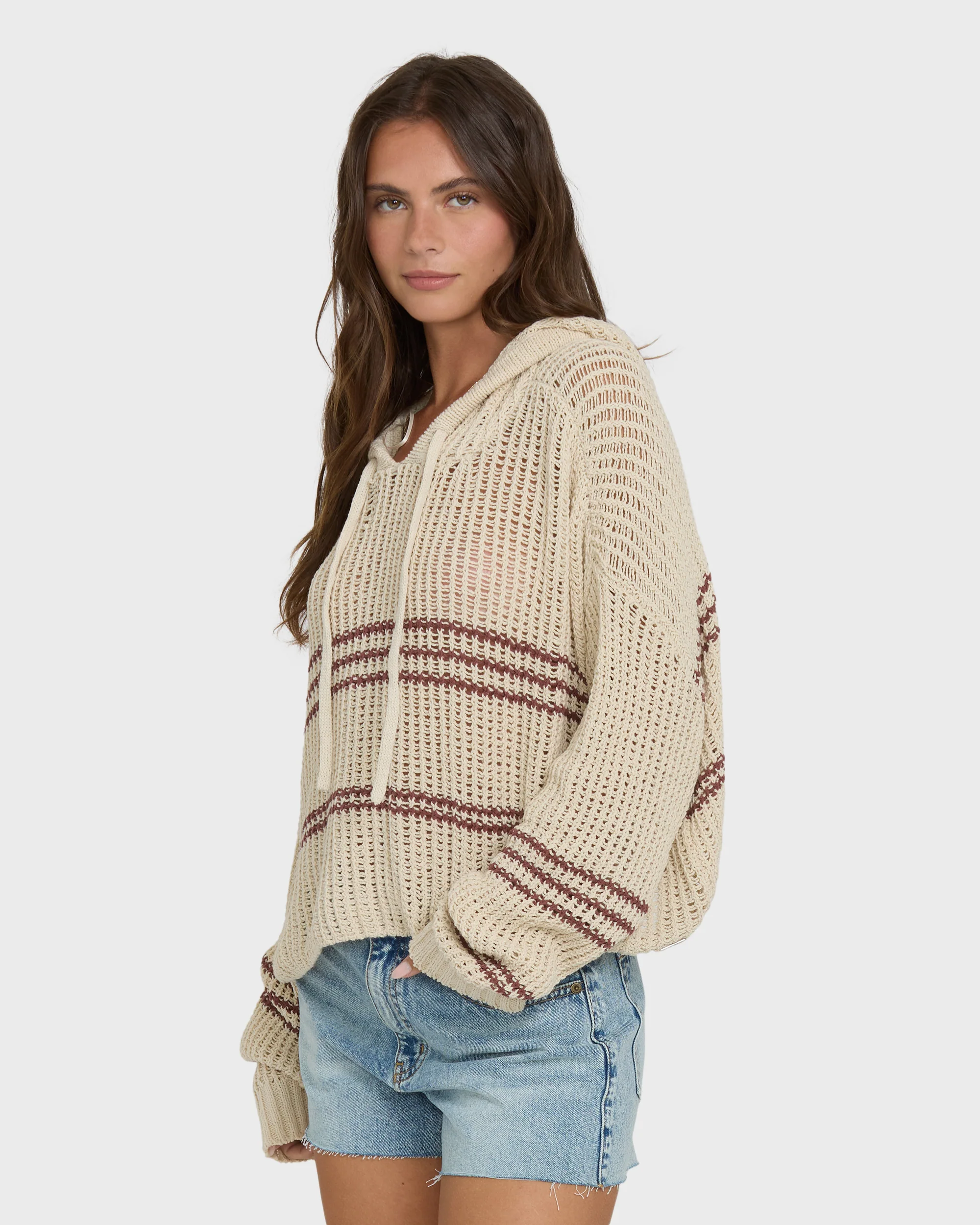 Dawn Pullover Hoodie - White Cap - Image 3